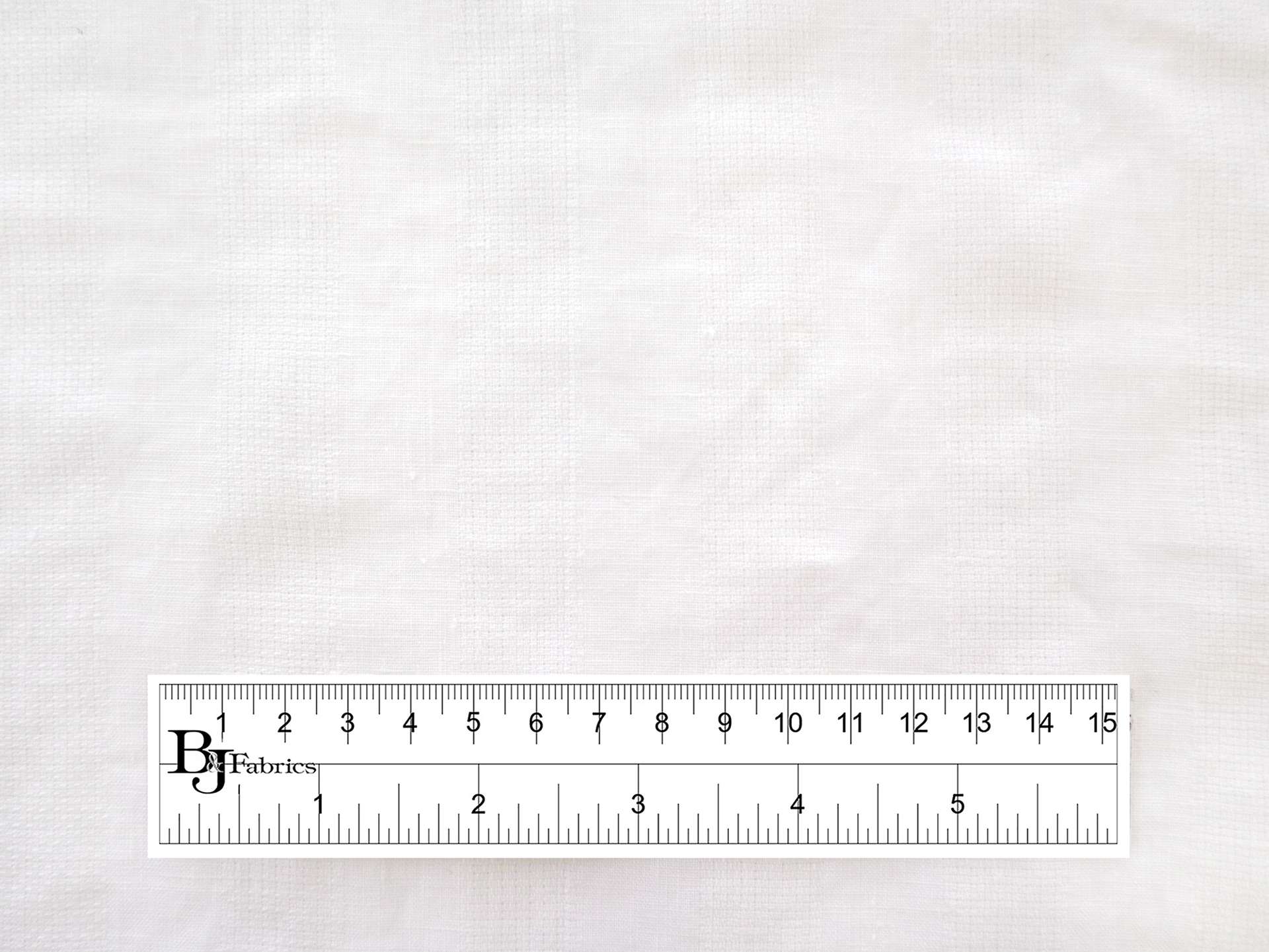 Linen Handkerchief Novelty Stripe in White