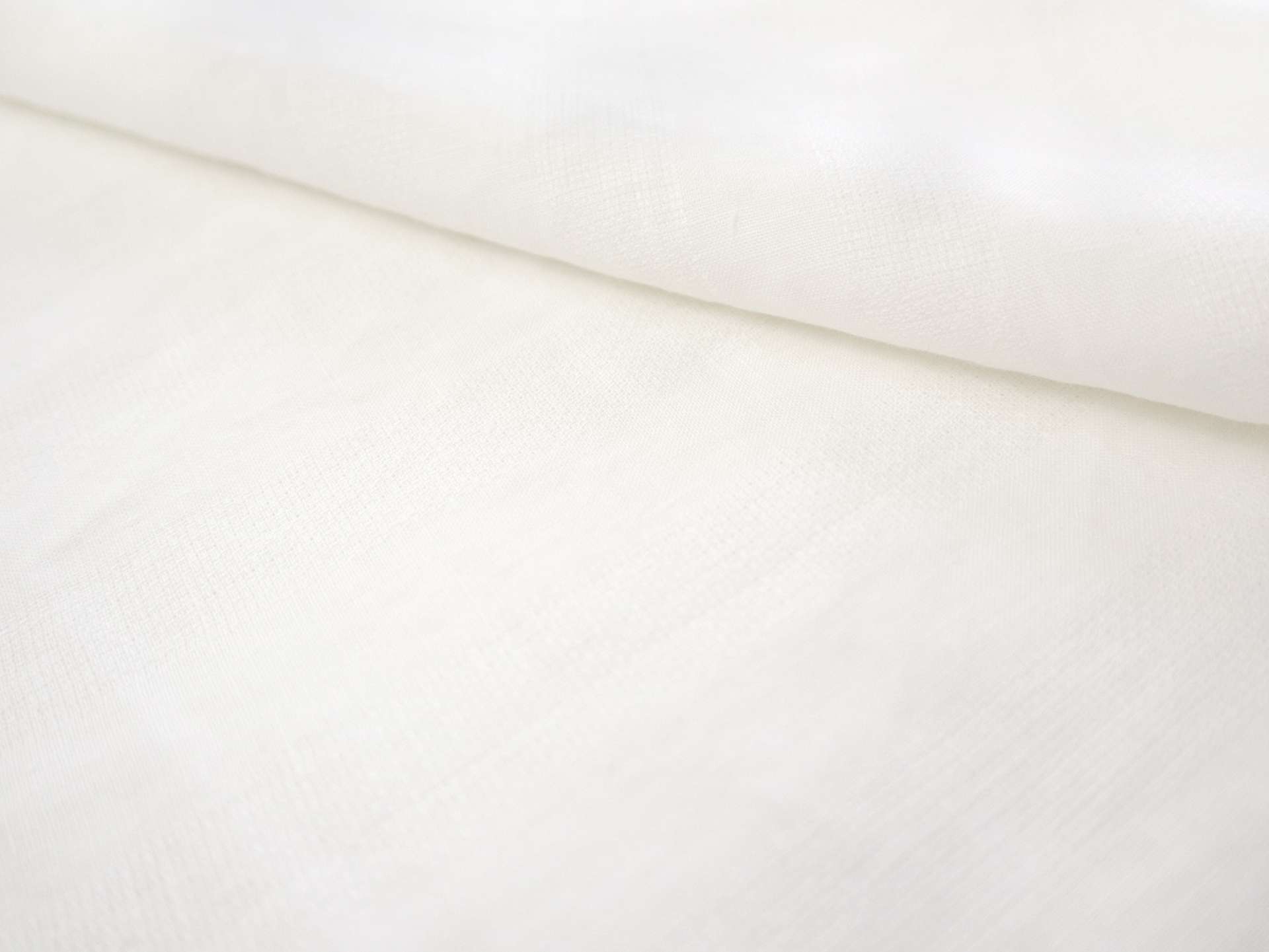 Linen Handkerchief Novelty Stripe in White