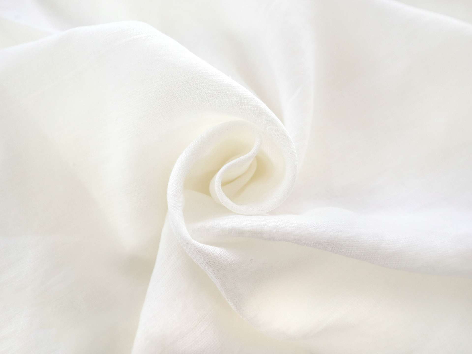 Linen Handkerchief Novelty Stripe in White