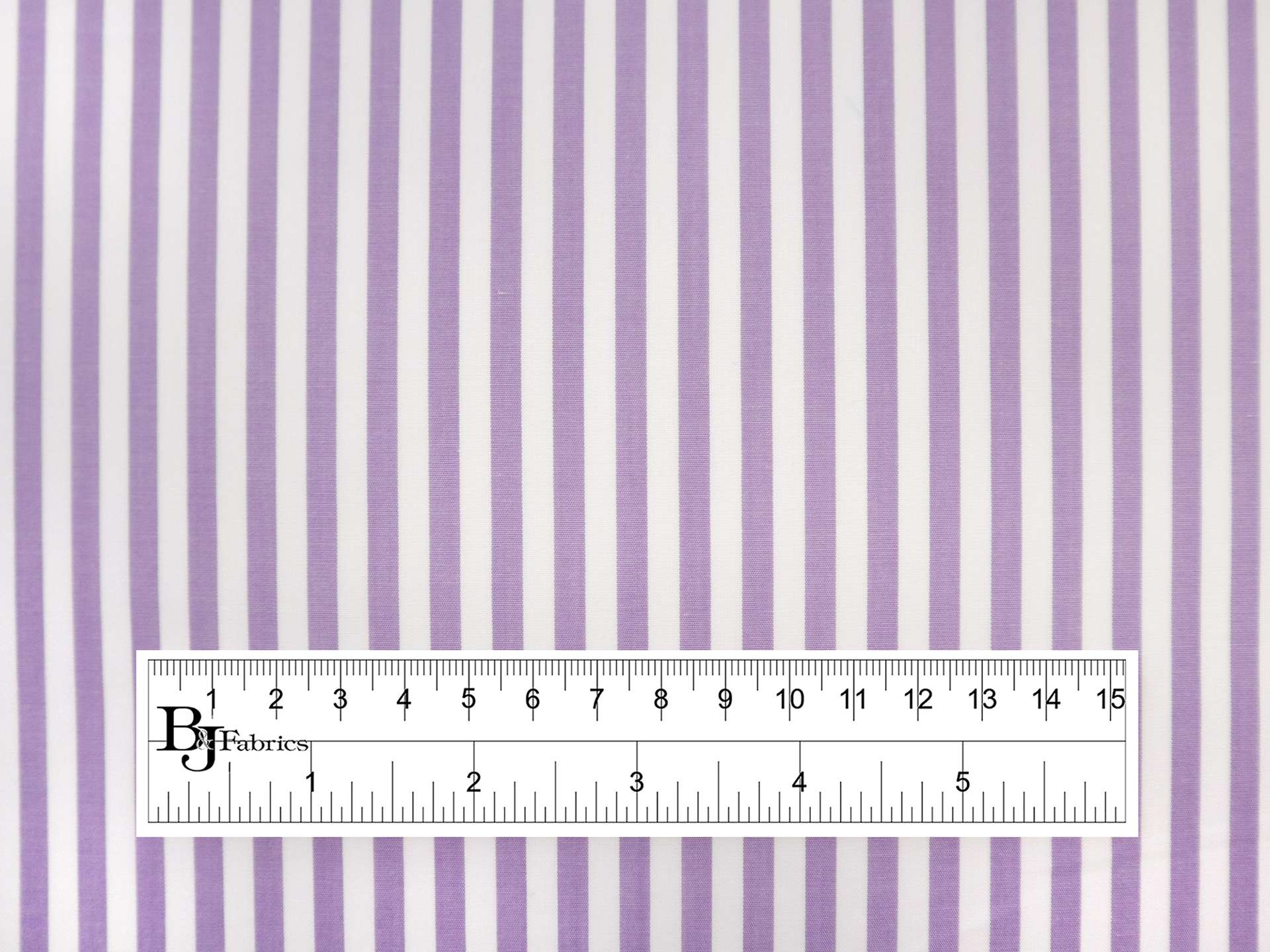 Pima Cotton Shirting Stripe in Violet