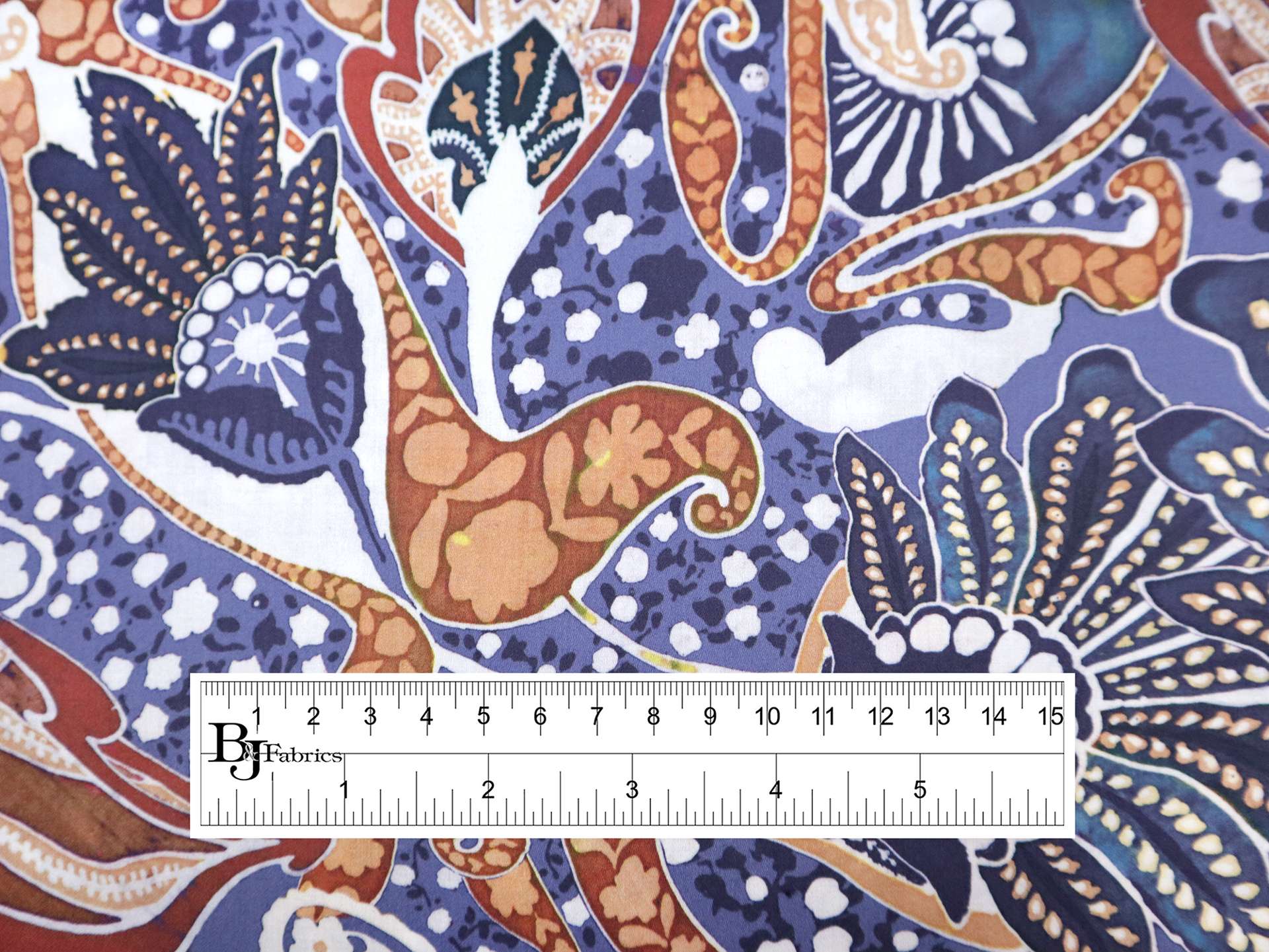 Cotton Sateen Lawn Modern Paisley Print 