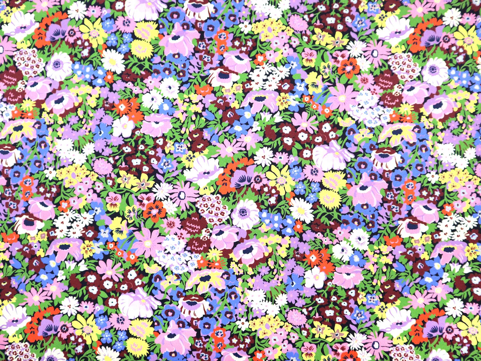 Liberty Silk Crepe de Chine Floral Print