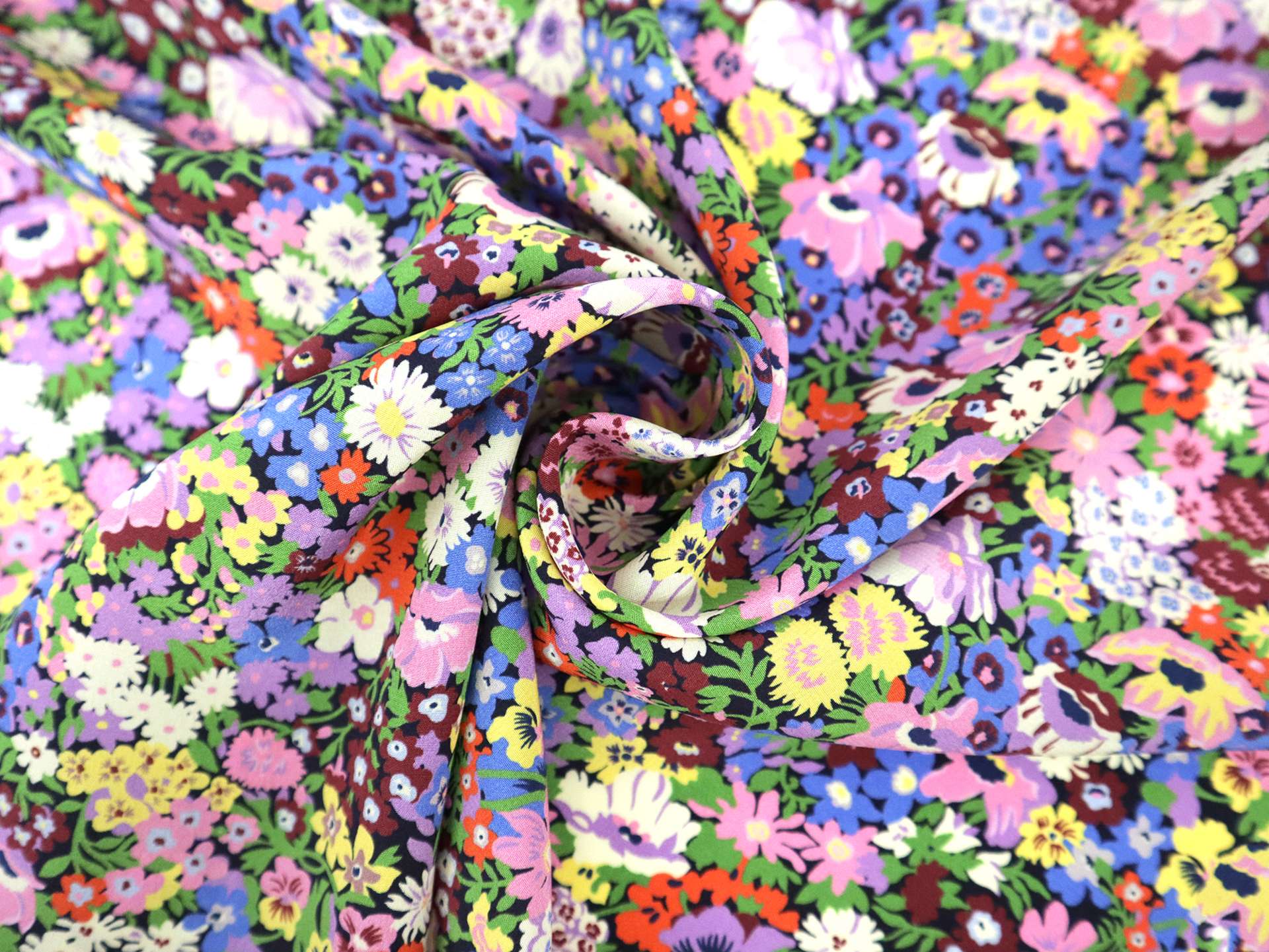 Liberty Silk Crepe de Chine Floral Print