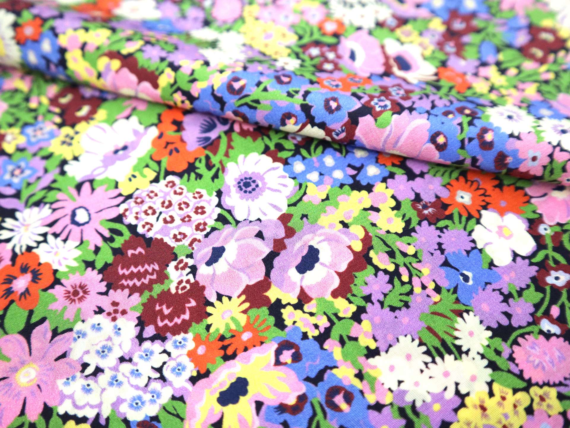 Liberty Silk Crepe de Chine Floral Print