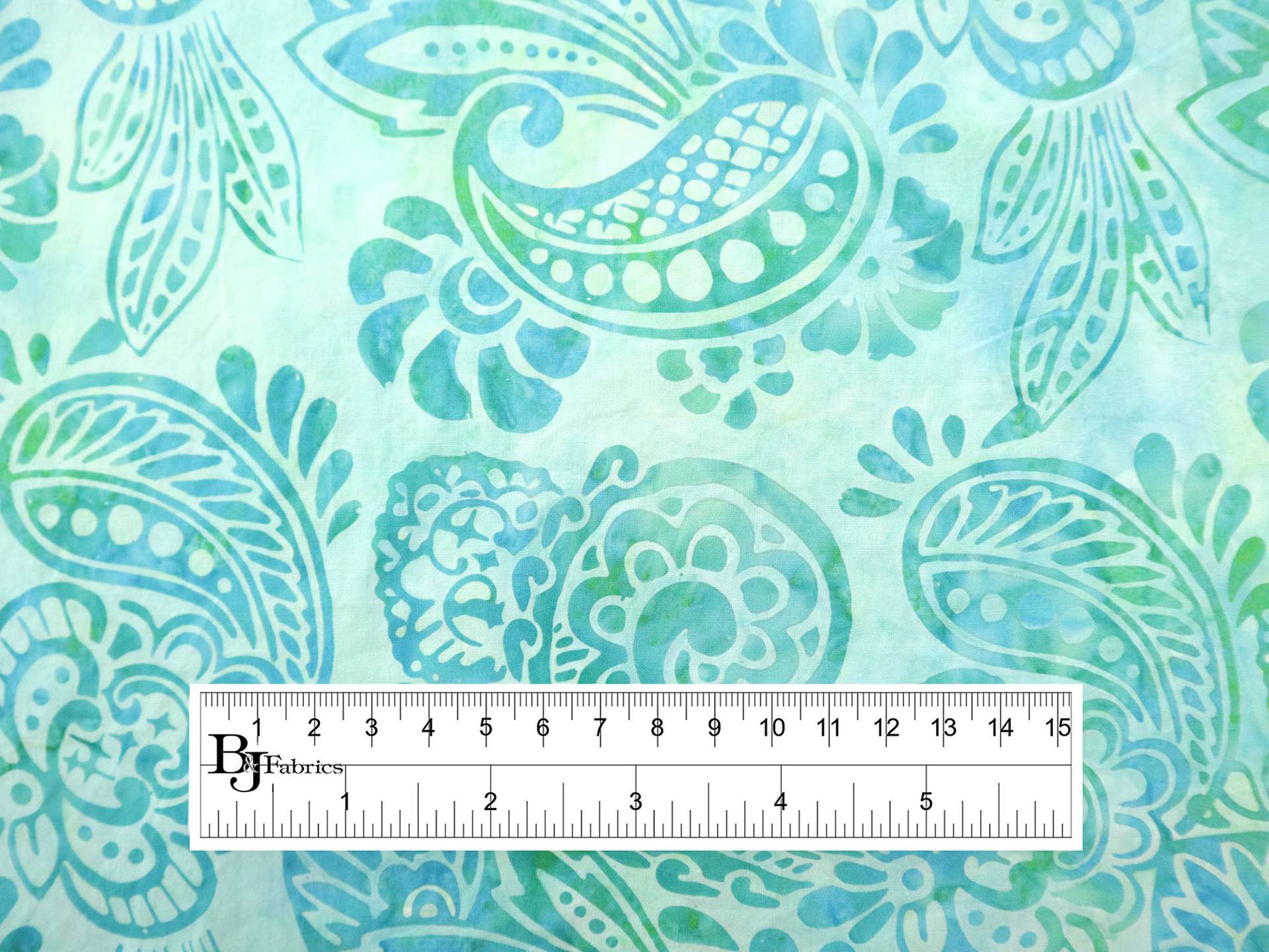 Cotton Batik with Paisleys