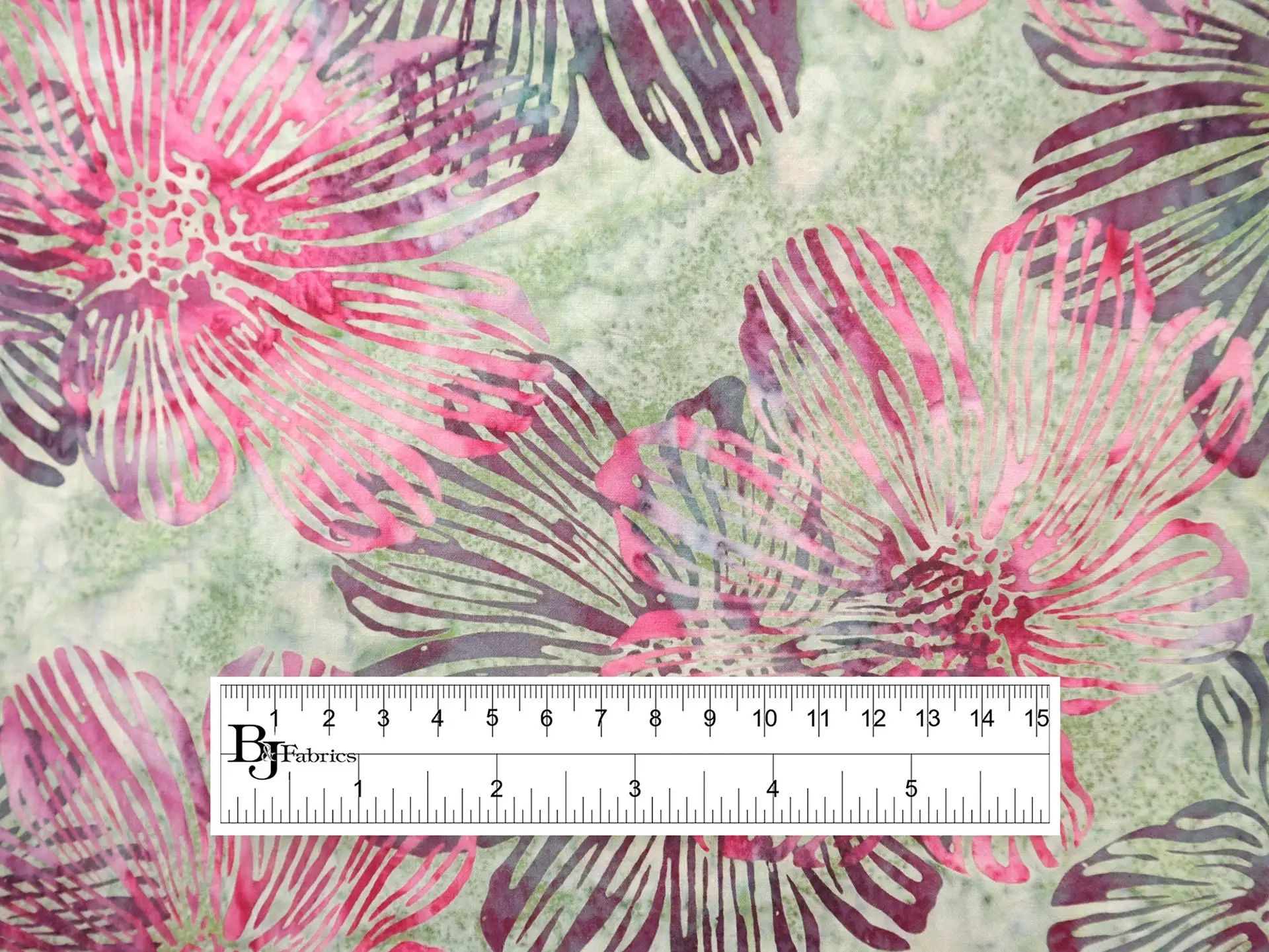 Cotton Batik with Florals