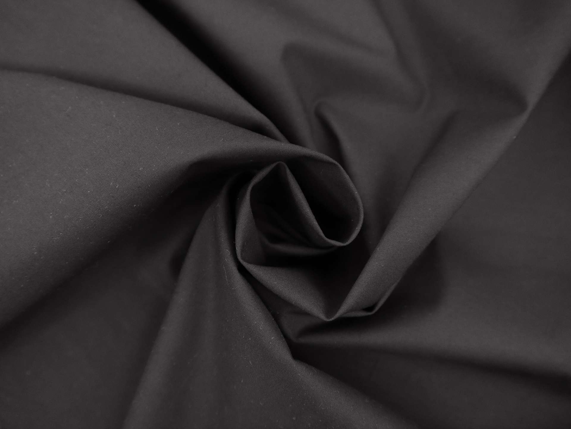 Japanese Stretch Cotton Poplin in Black
