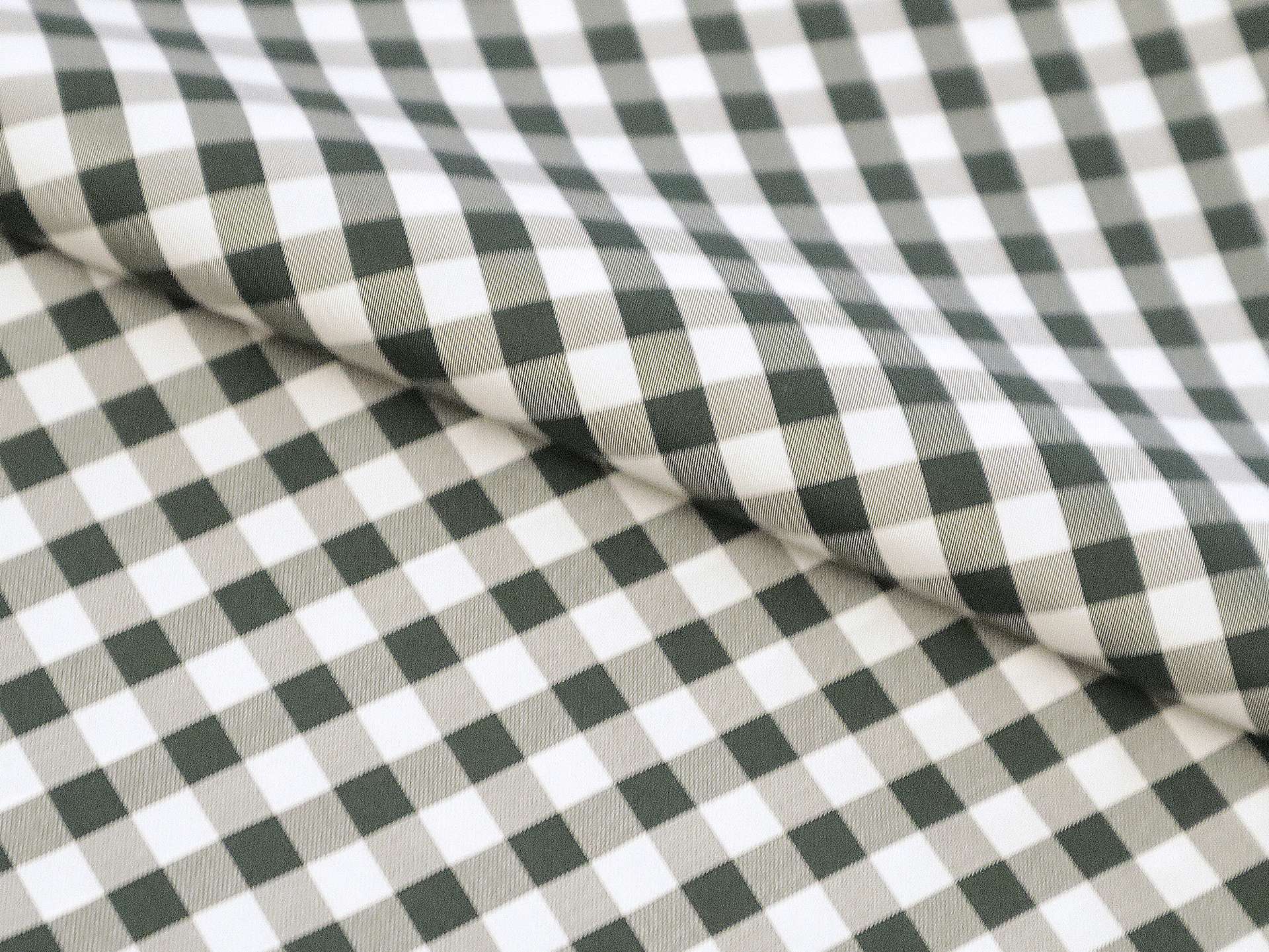Gingham Pure Silk Shantung