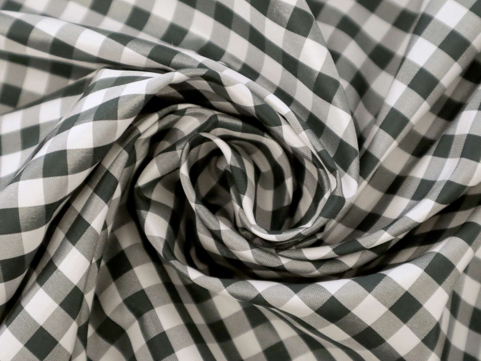 Gingham Pure Silk Shantung