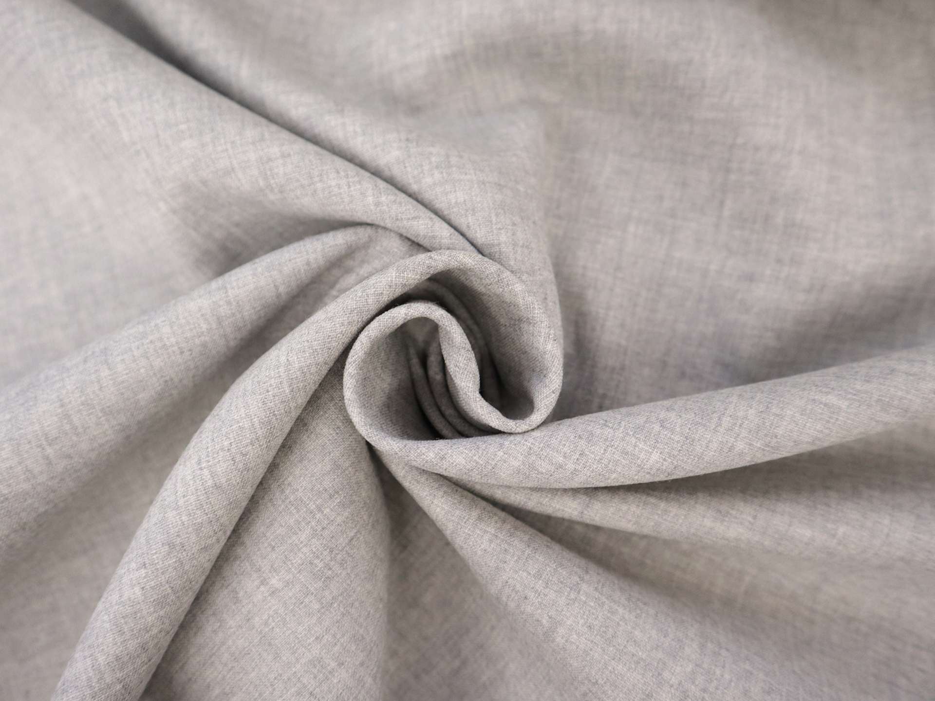 Stretch Wool Double Faced Suiting in Grey & Moss
