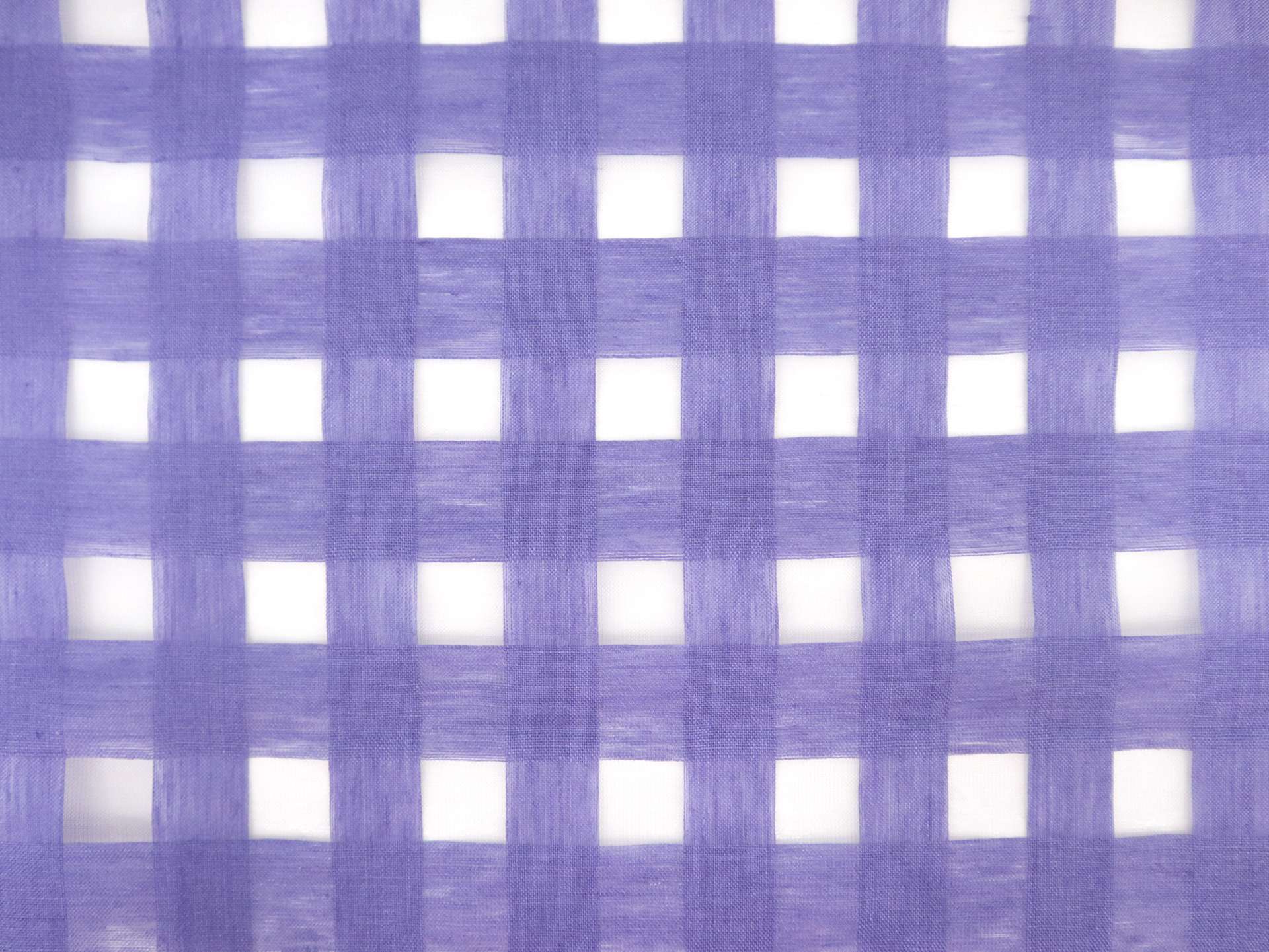 Linen & Nylon Plaid Mesh in Periwinkle