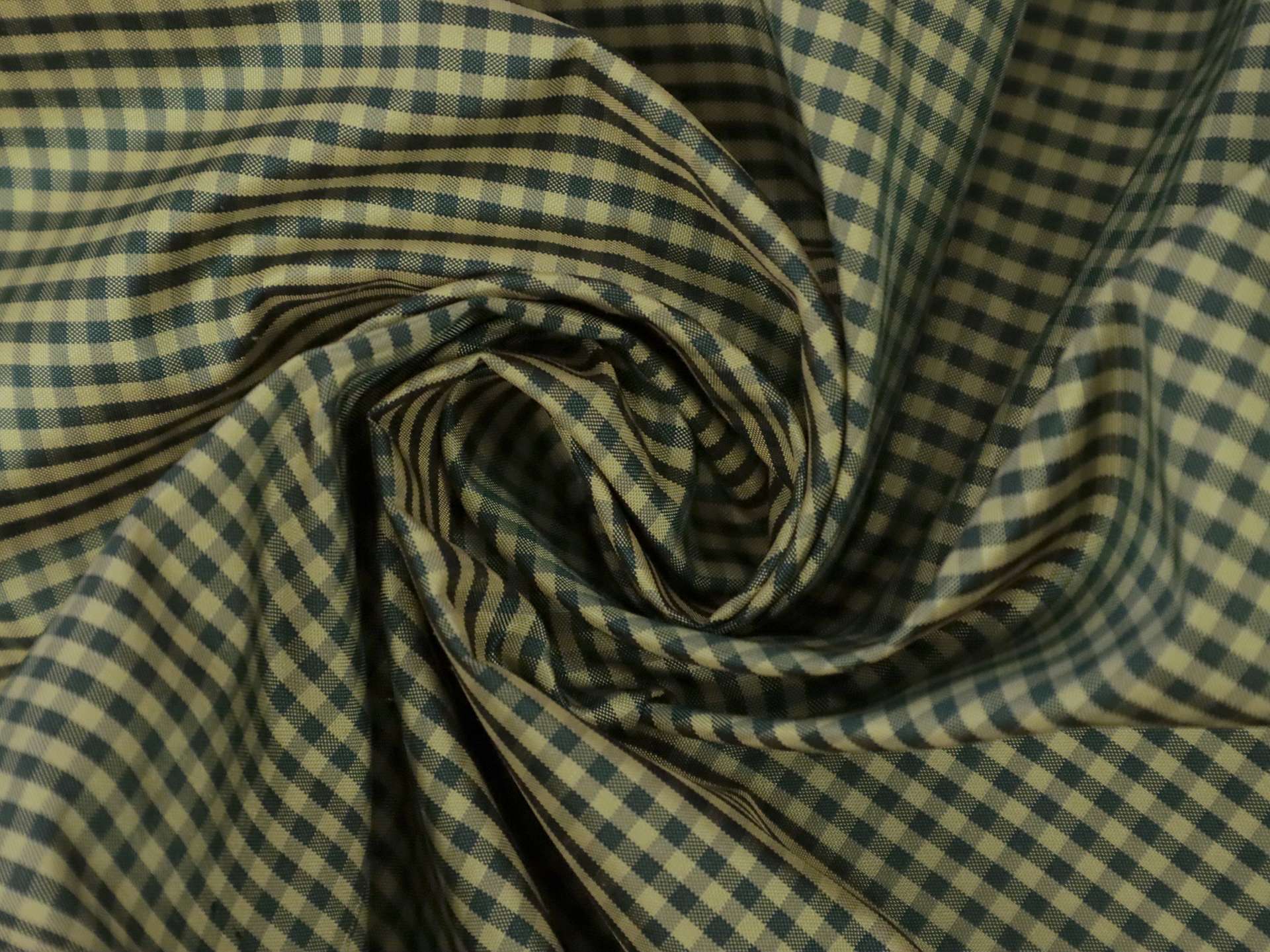 Silk Shantung Gingham