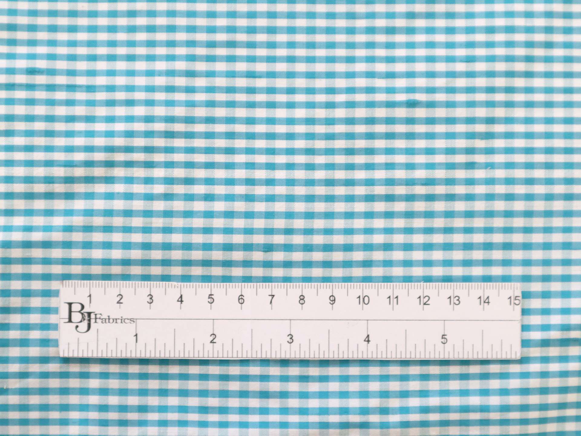 Gingham Pure Silk Shantung