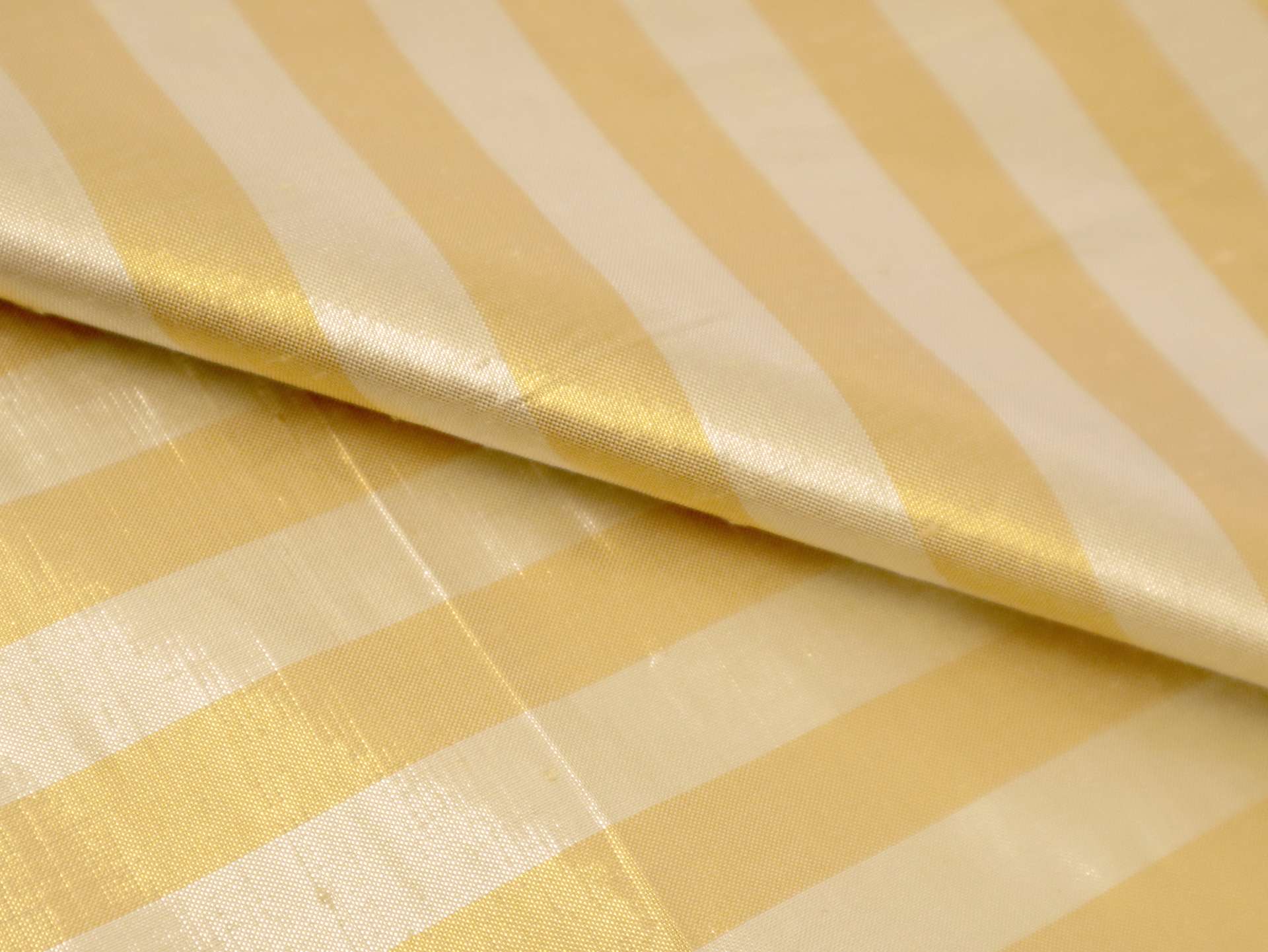 Metallic Stripe Shantung