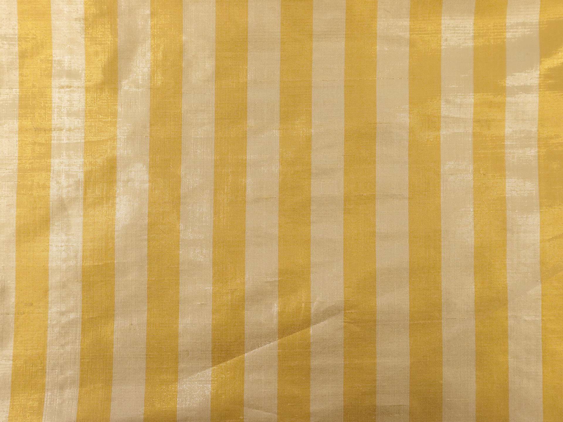 Metallic Stripe Shantung