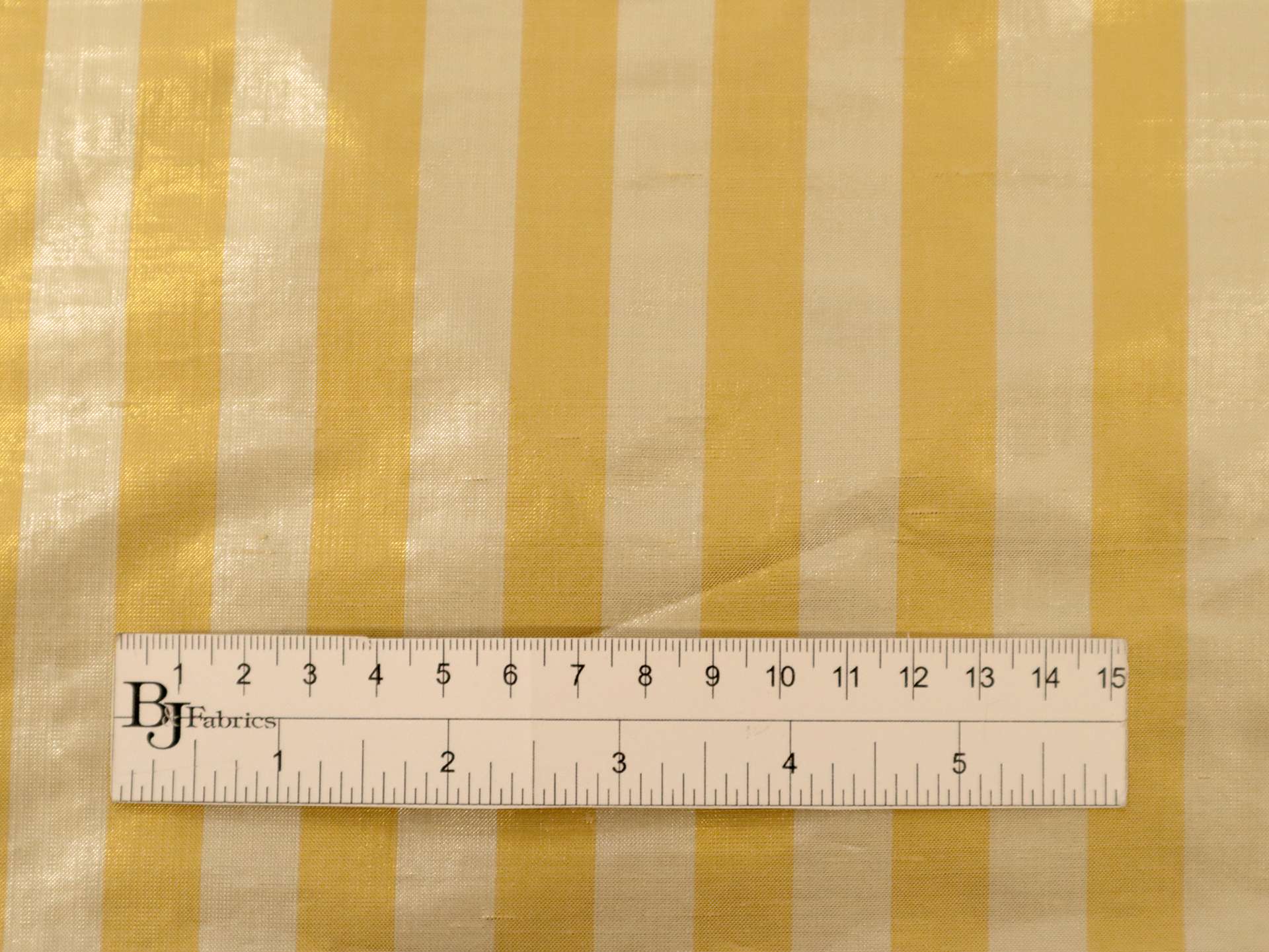 Metallic Stripe Shantung