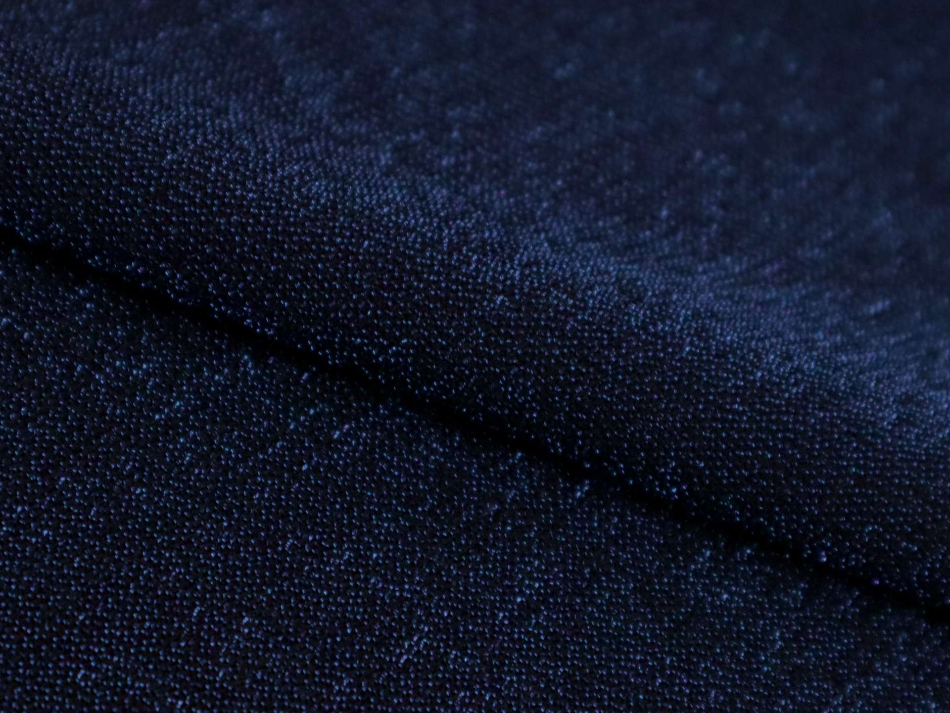 Polyester Blend Metallic Crepe in Dark Blue
