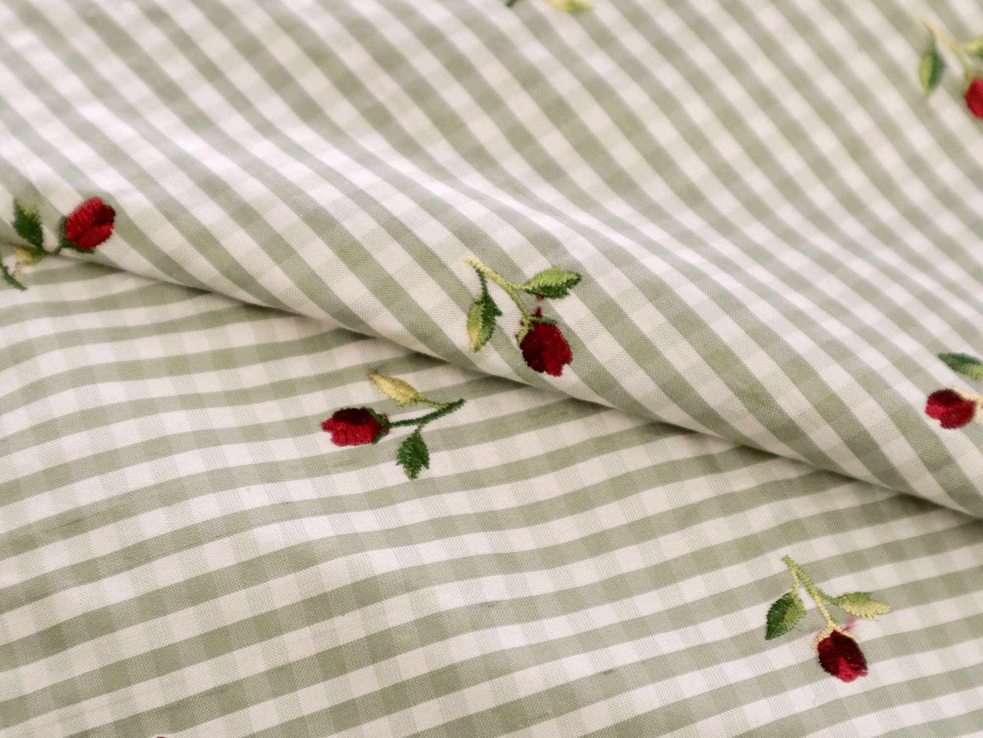 Embroidered Silk Shantung