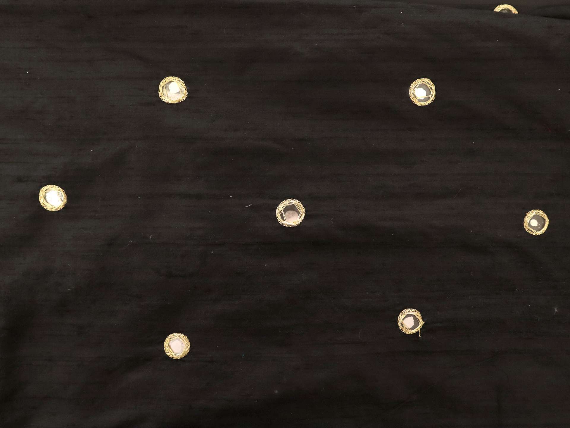 Embroidered Silk Shantung
