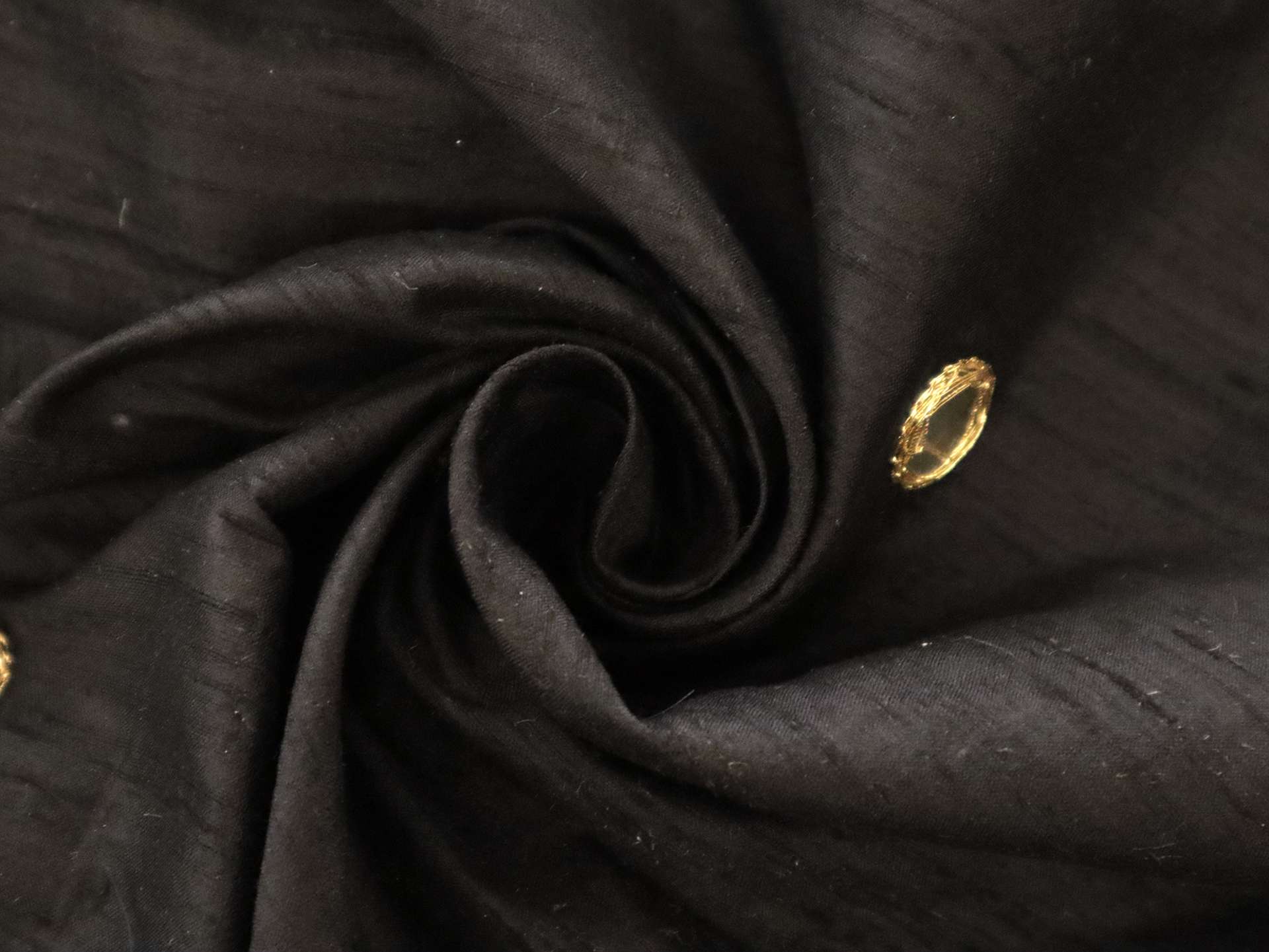 Embroidered Silk Shantung
