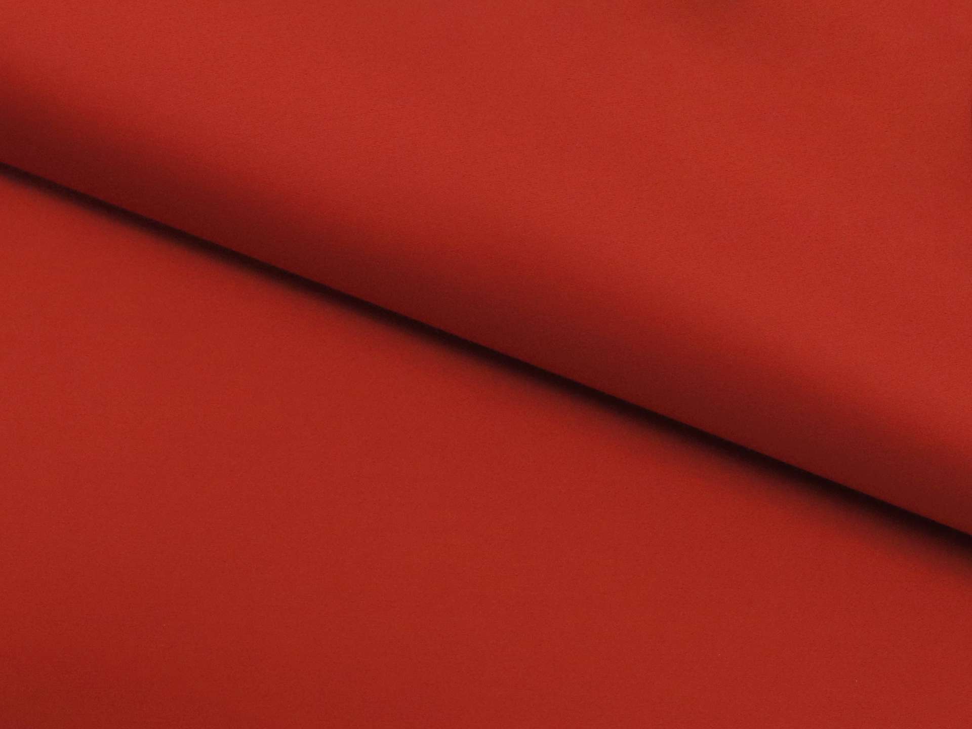 Canvas-Bonded Silk and Viscose Satin in Red
