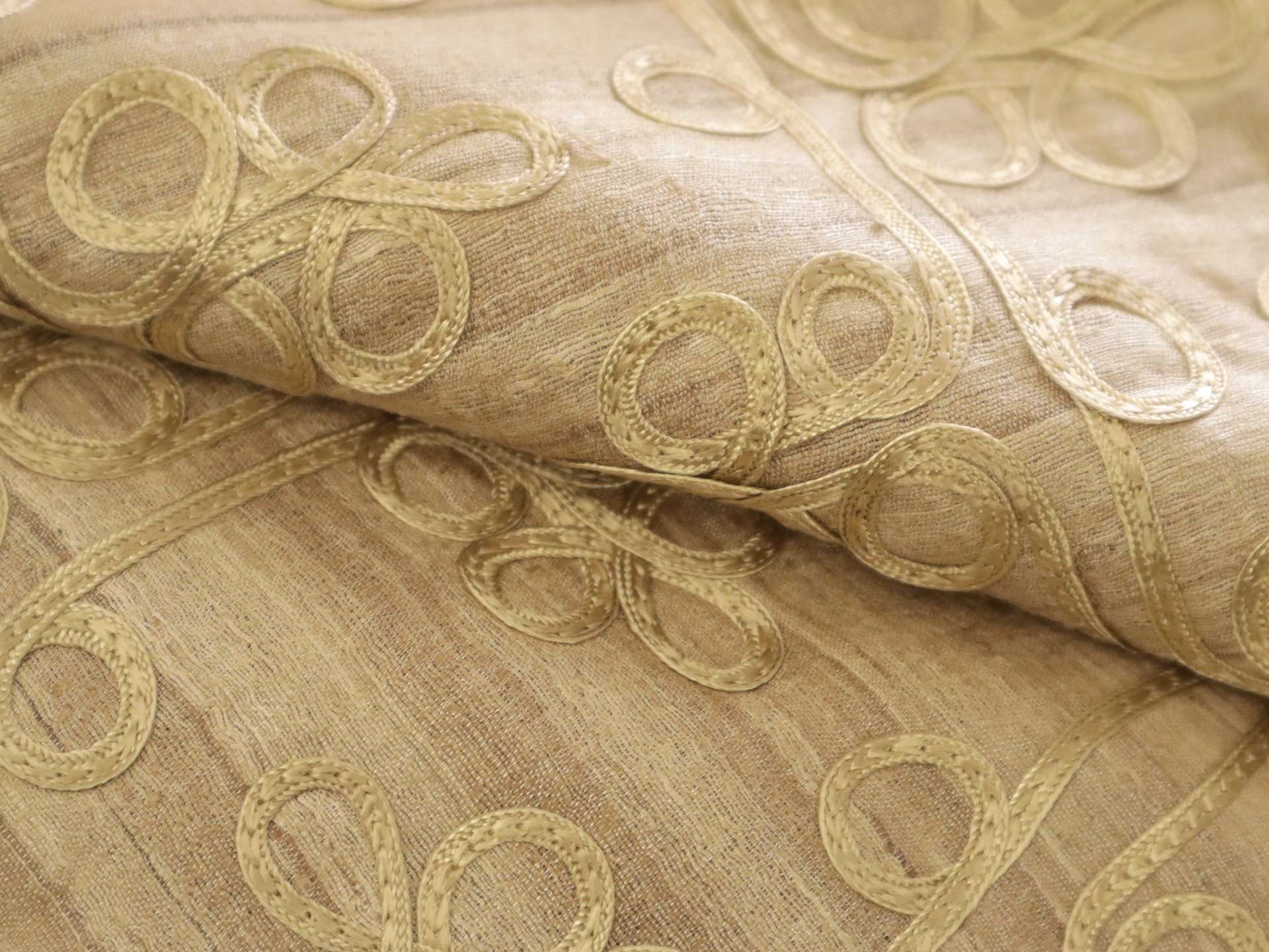 Embroidered Silk Tussah