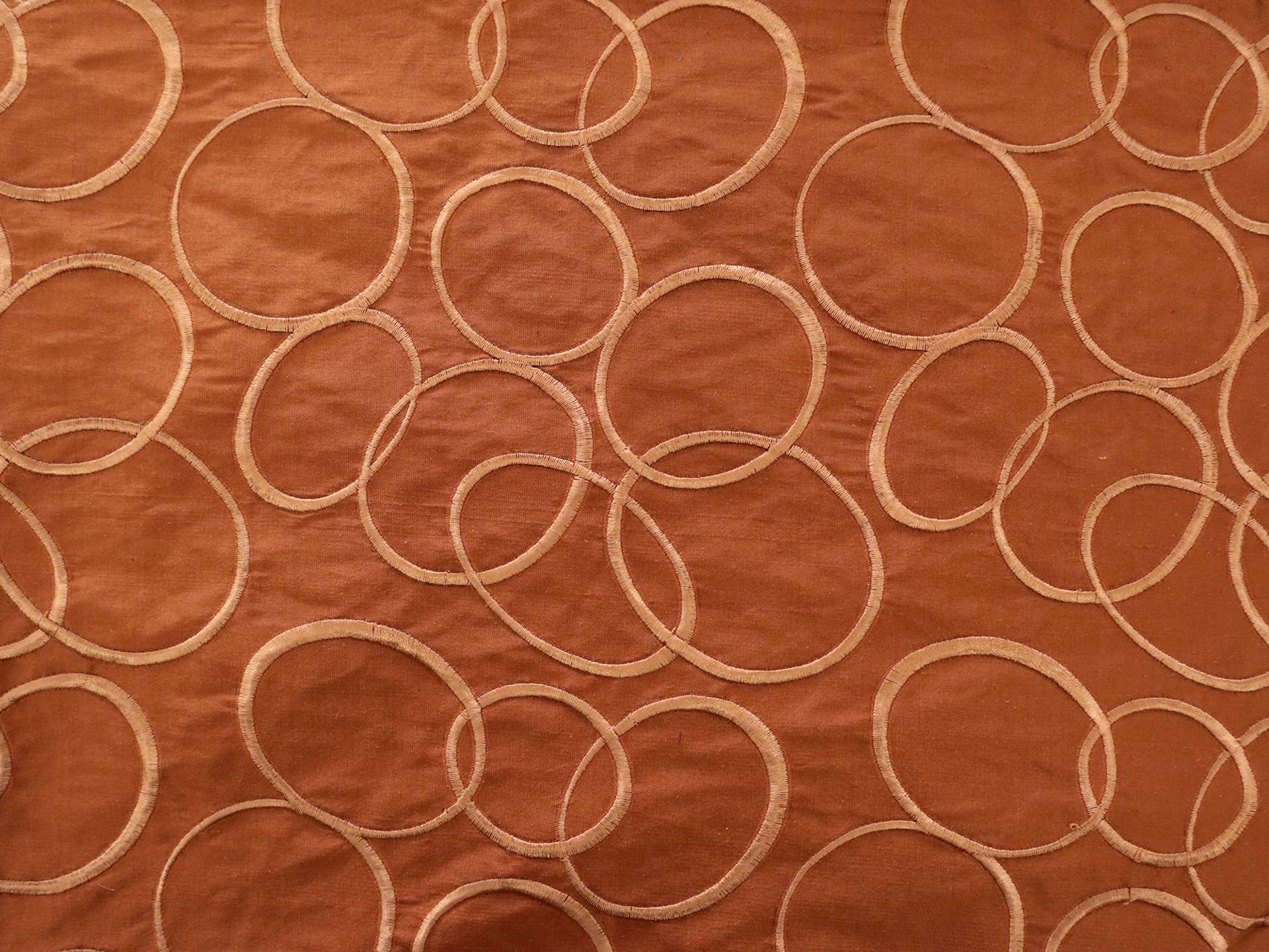 Embroidered Silk Shantung