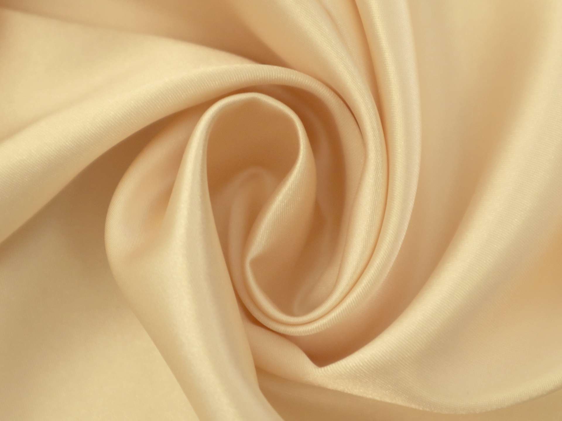 Satin Charmeuse in Champagne