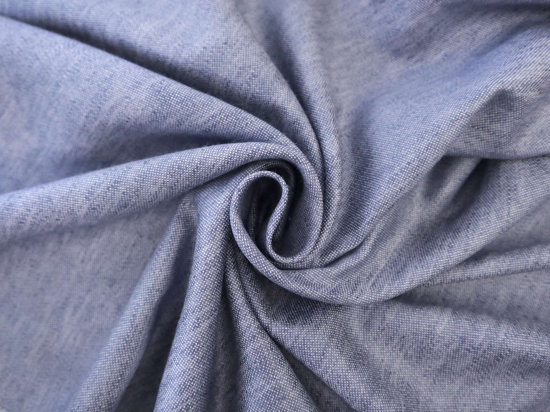 Cotton Blend Mercerized Twill in Indigo