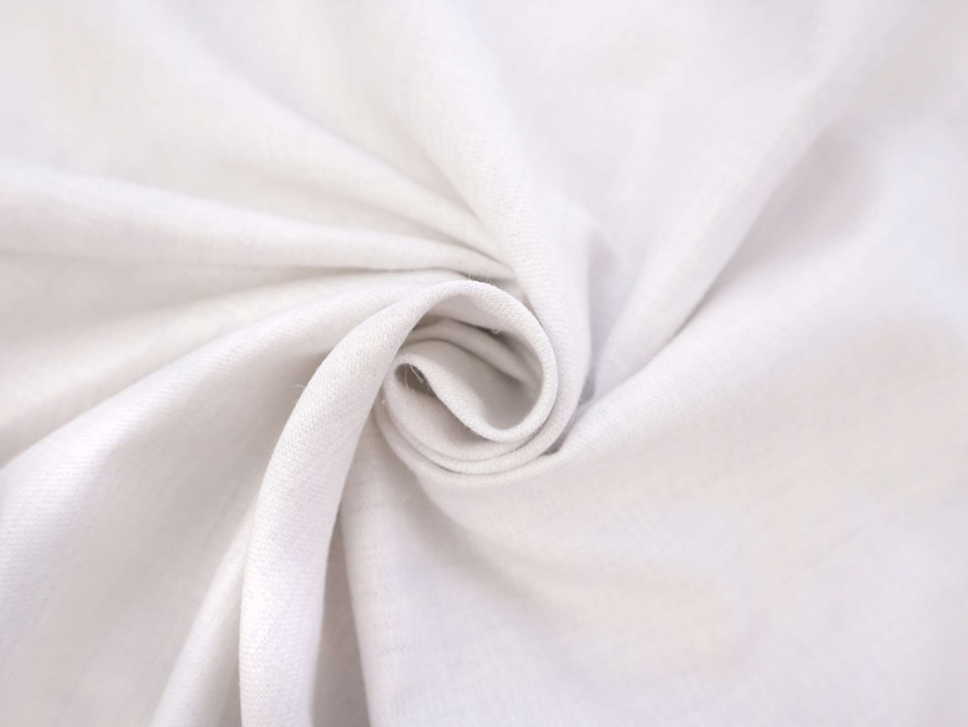 Cotton Blend Mercerized Twill in Ivory