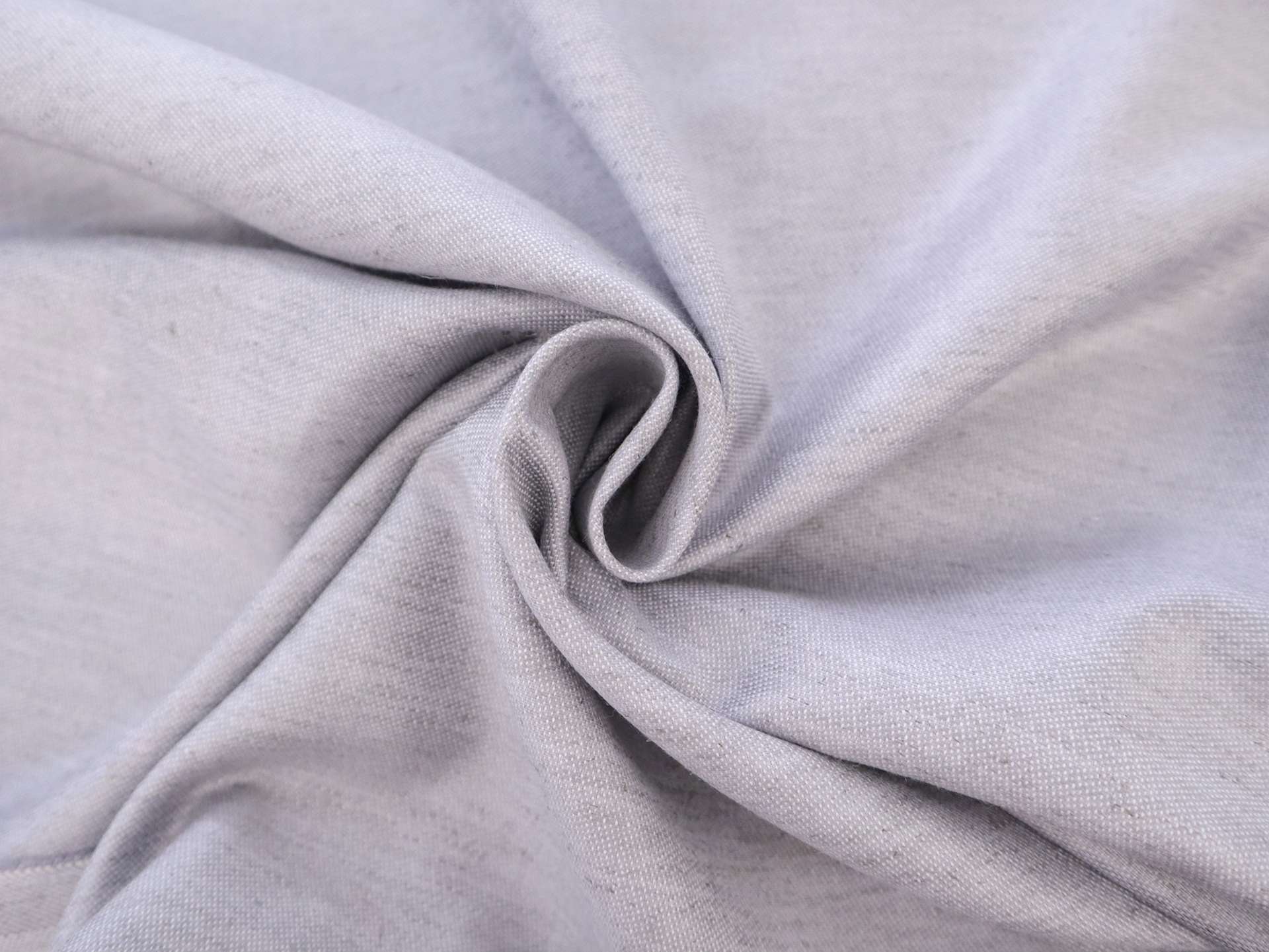 Cotton Blend Mercerized Twill in Grey