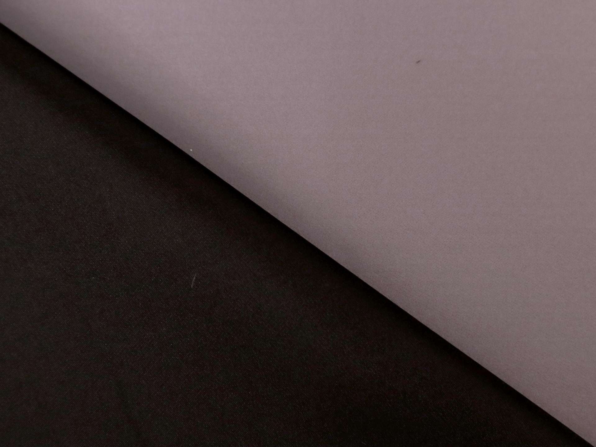 Silk Double Face Satin in Purple Taupe and Black