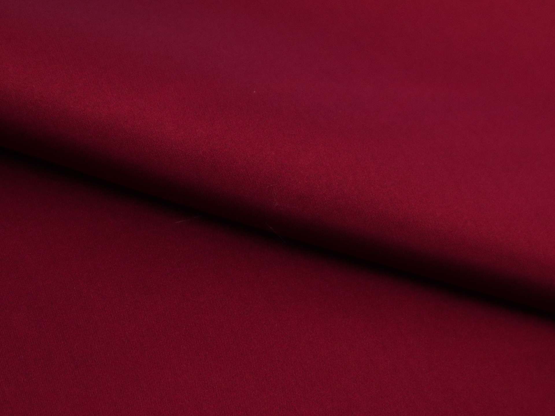 Silk Double Face Satin in Crimson and Black