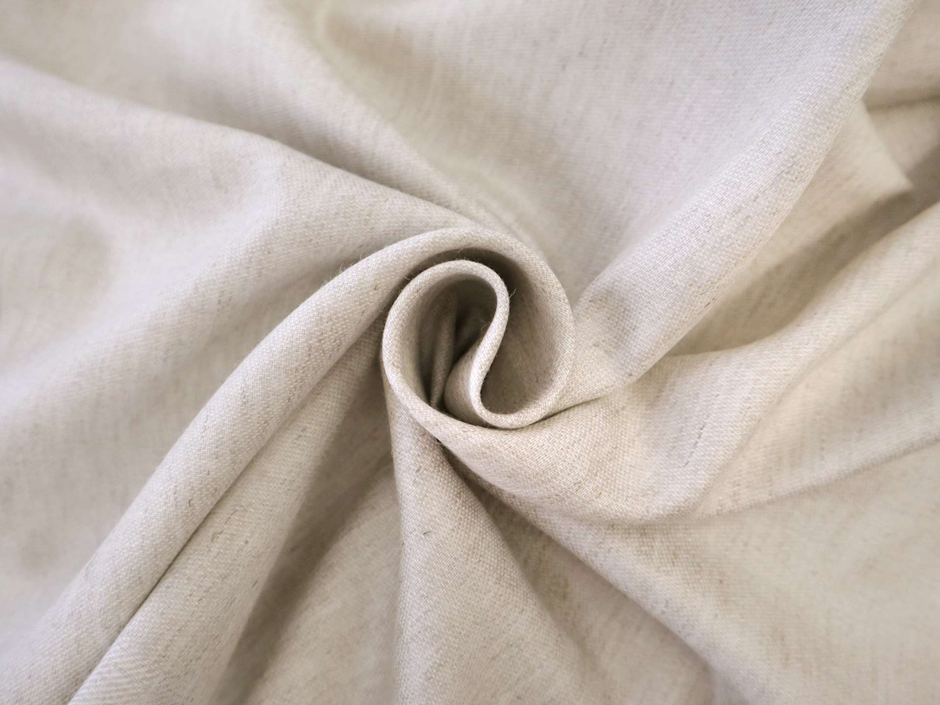 Cotton Blend Mercerized Twill in Oatmeal