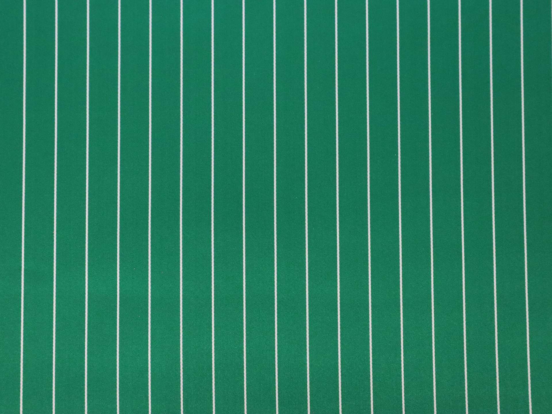 Double Faced Silk Satin Stripe in Emerald 