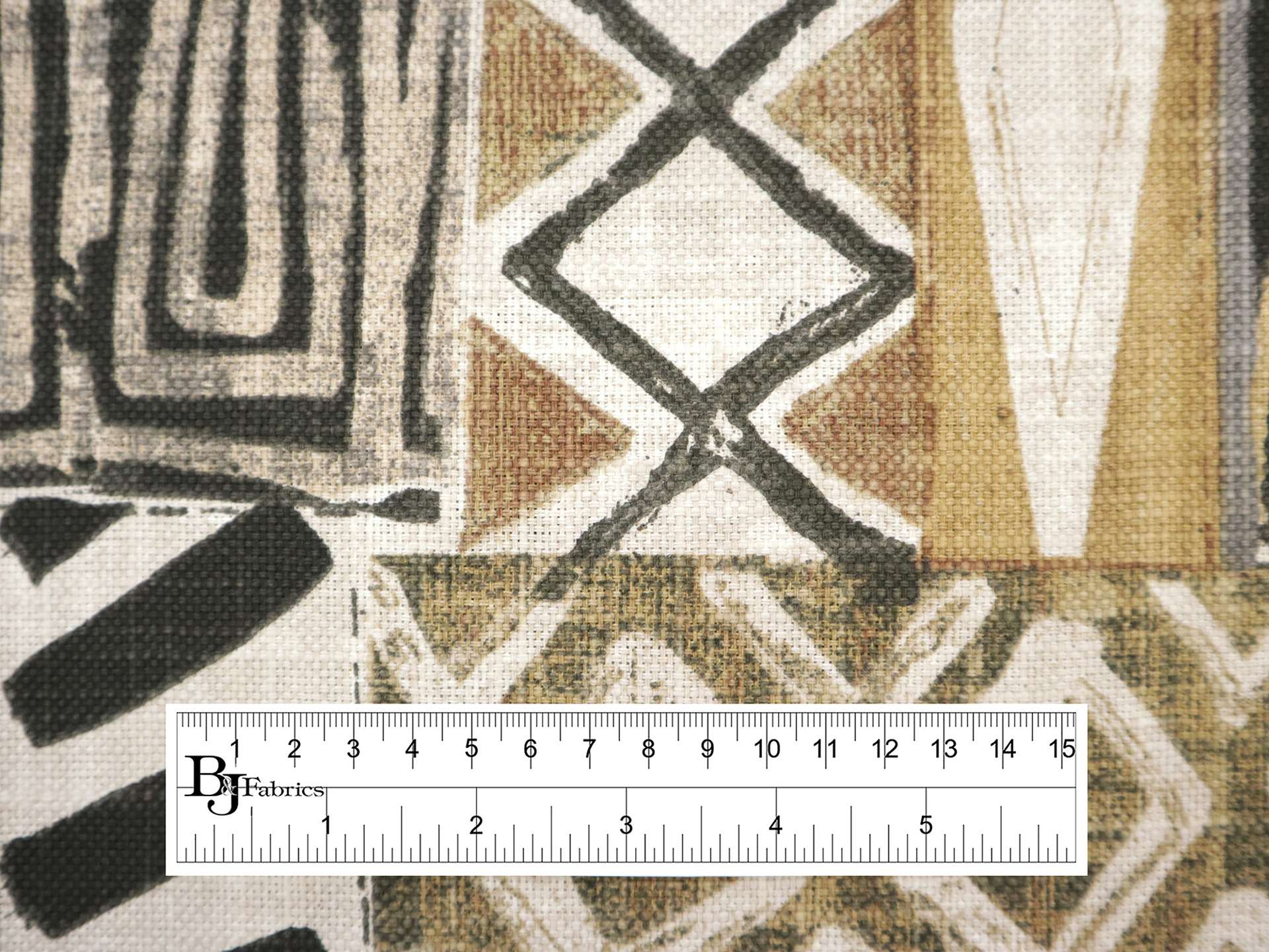 Cotton & Linen Upholstery with Ethnic Print