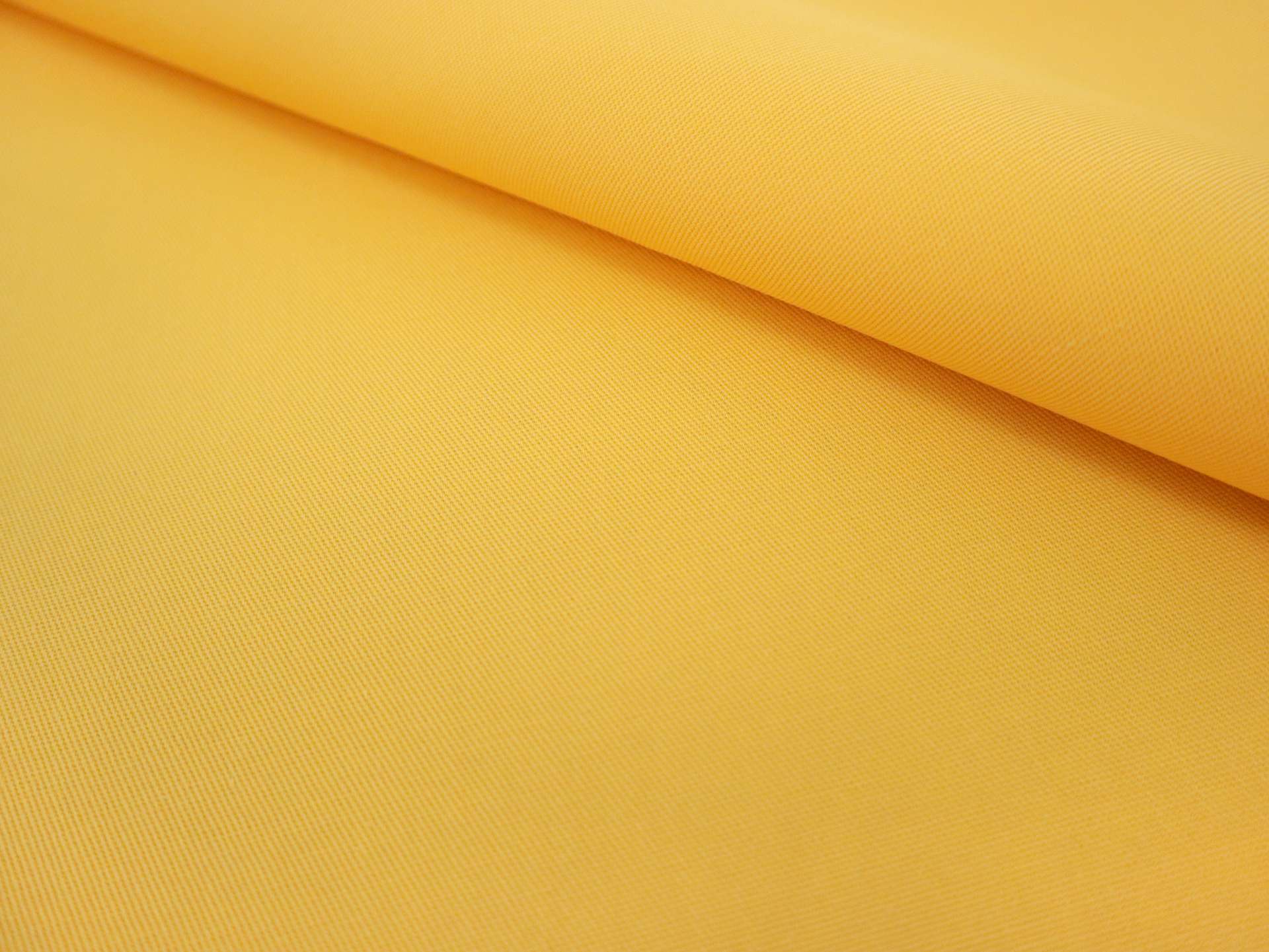 Polyester & Cotton Twill in Yellow
