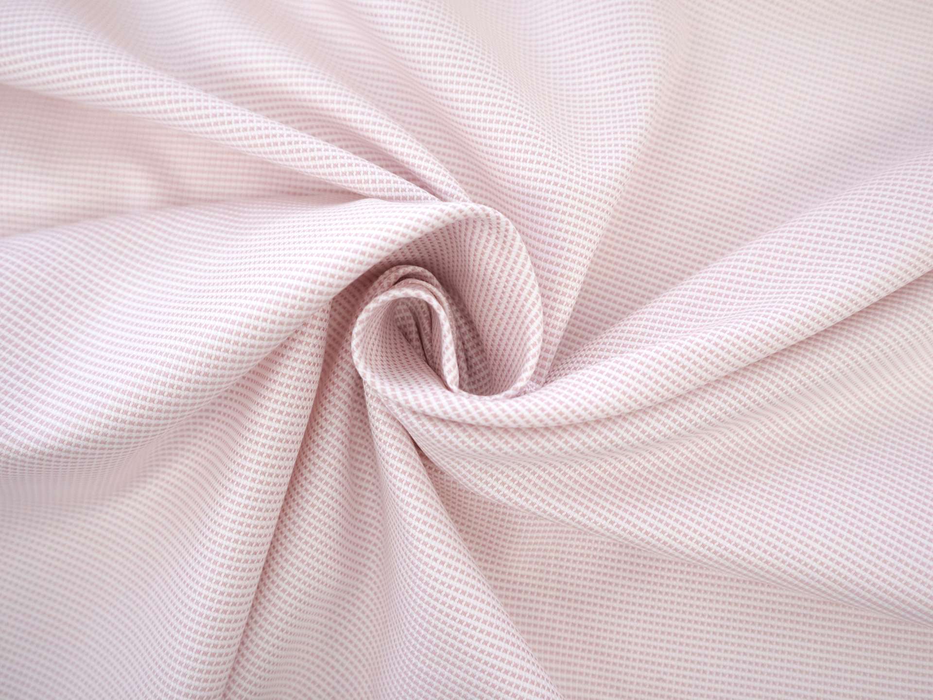 Cotton Dobby Shirting in Soft Pink