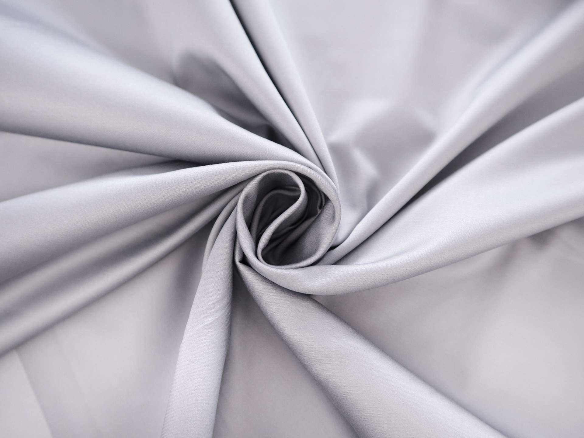 Italian Cotton Sateen in Silver