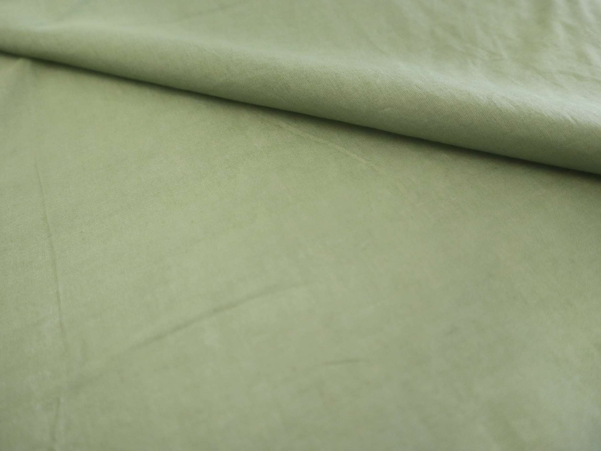 Japanese Washed Cotton Lawn in Basil Green