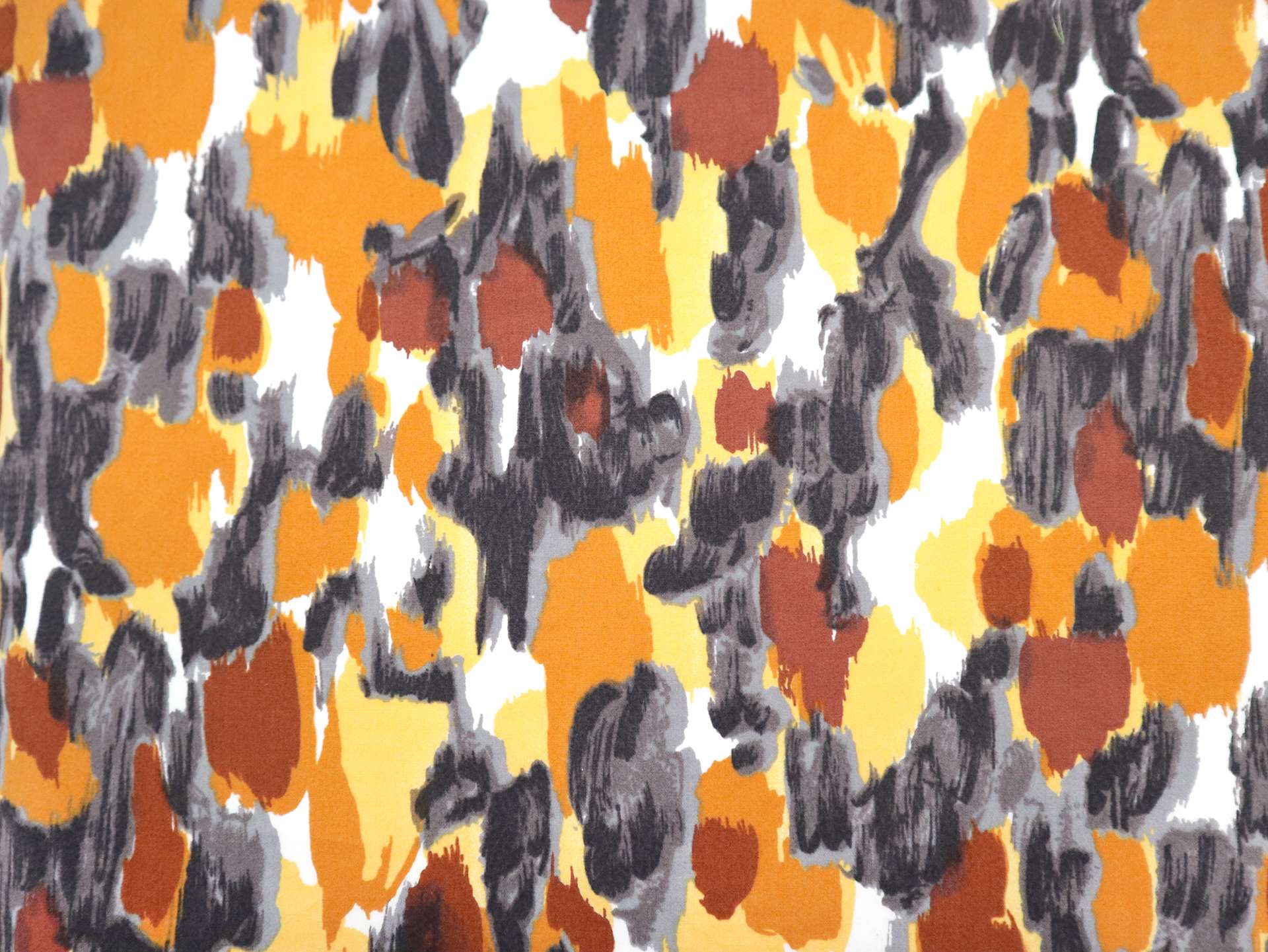 Cotton Poplin with Abstract Print