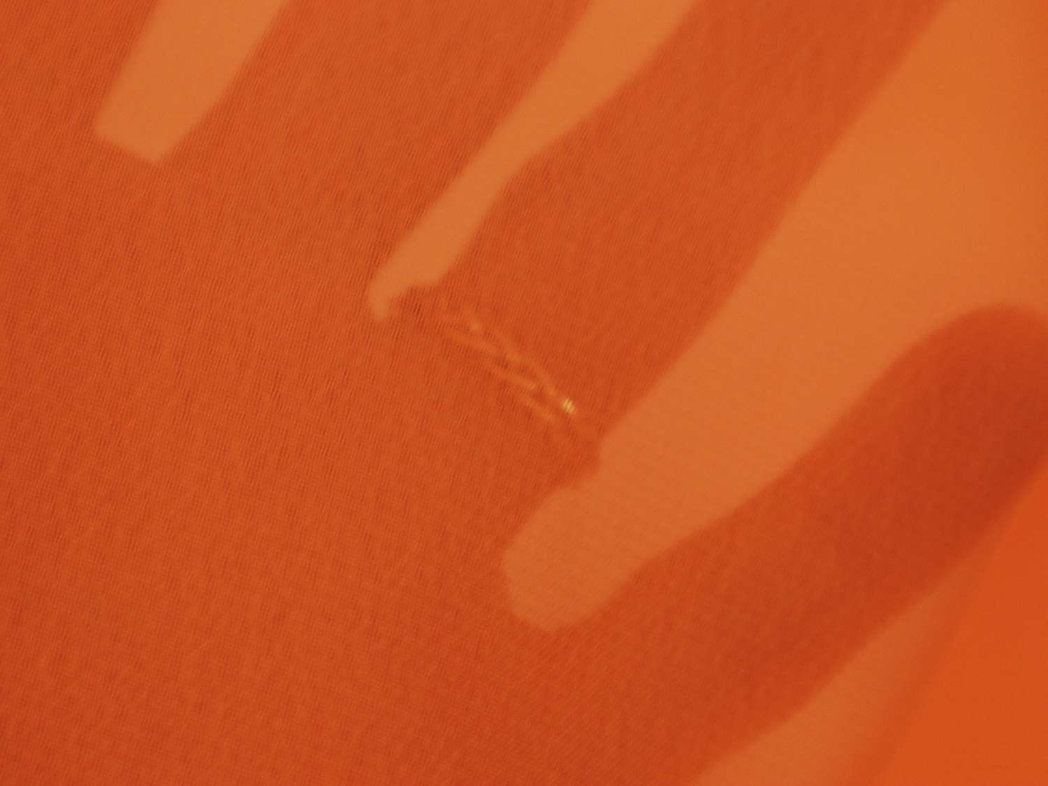 Sheer Polyester Georgette in Neon Orange