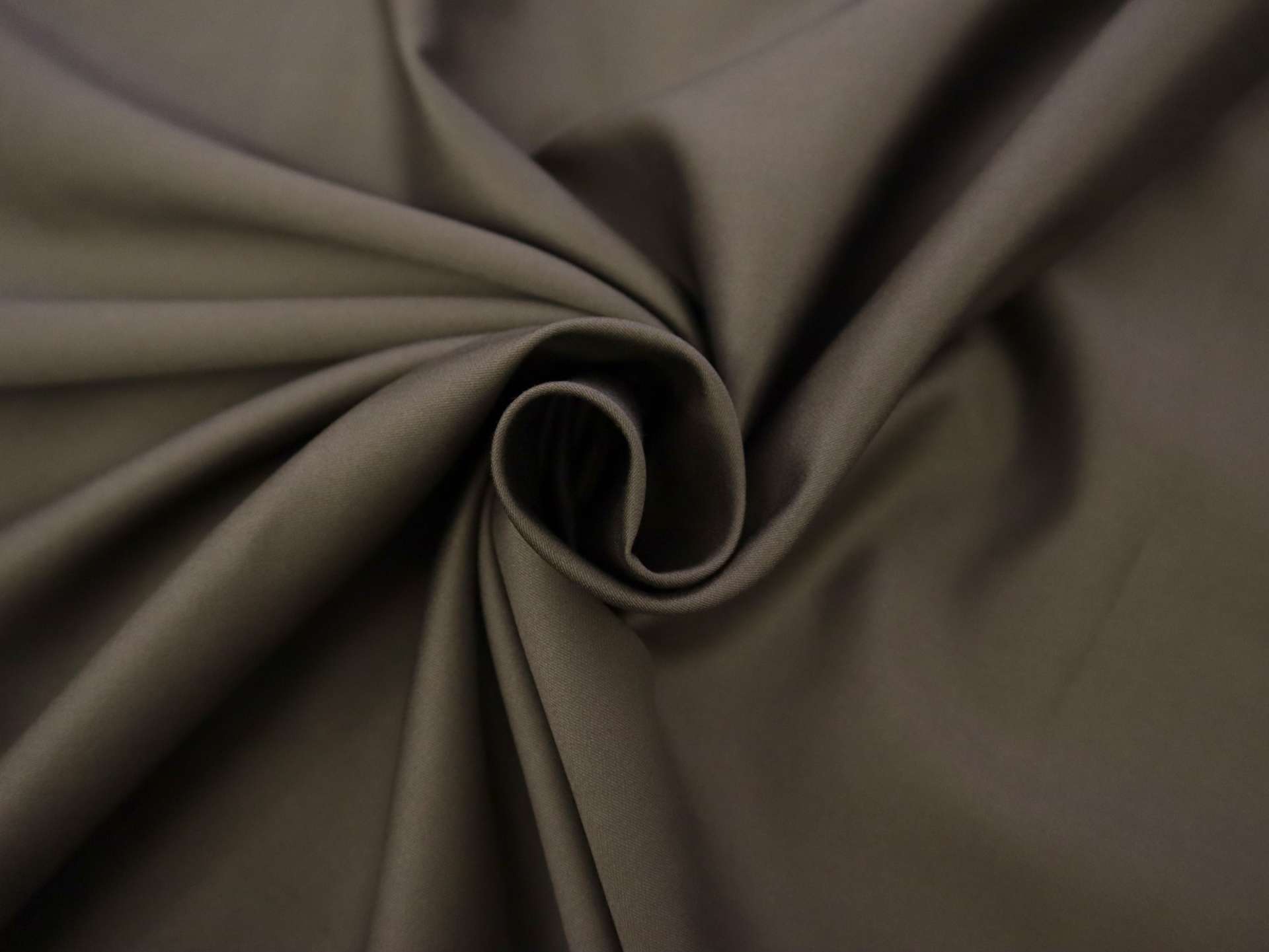 Cotton Sateen in Olive