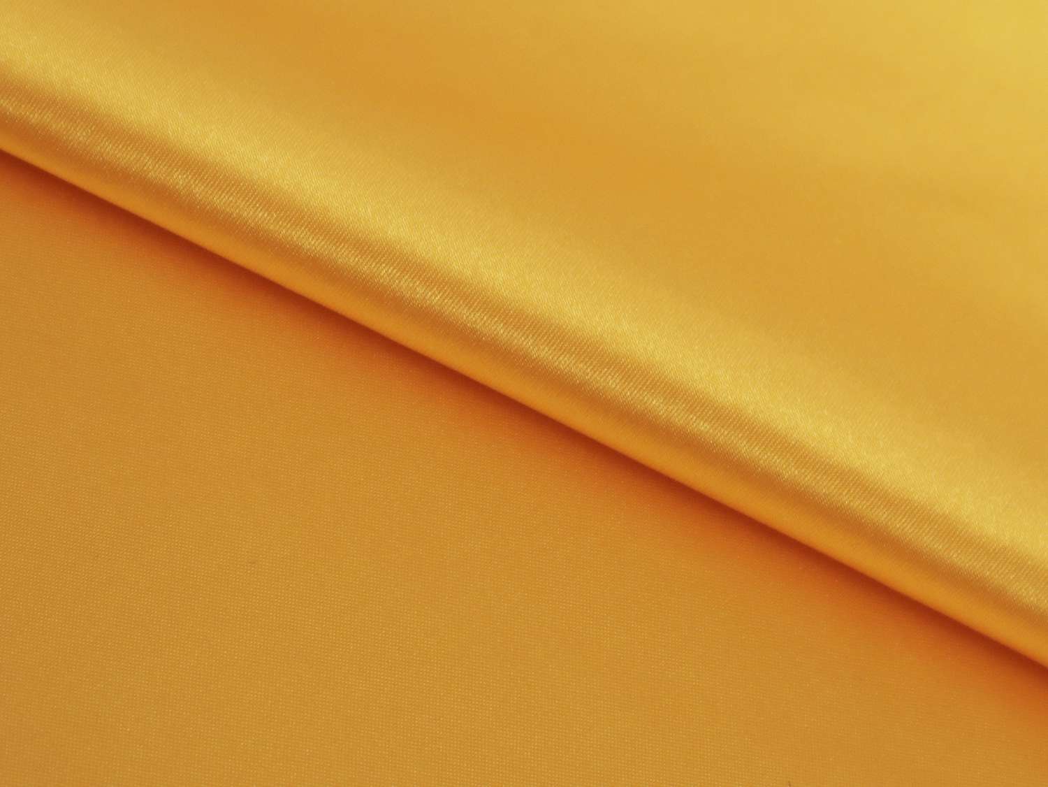 Satin Charmeuse in Canary Yellow