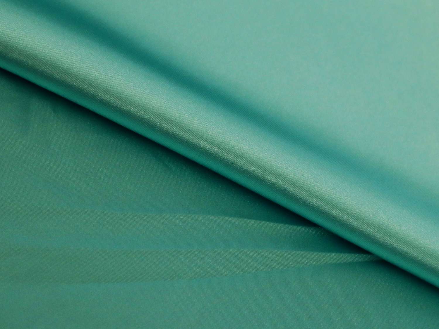 Satin Charmeuse in Caribbean Turquoise