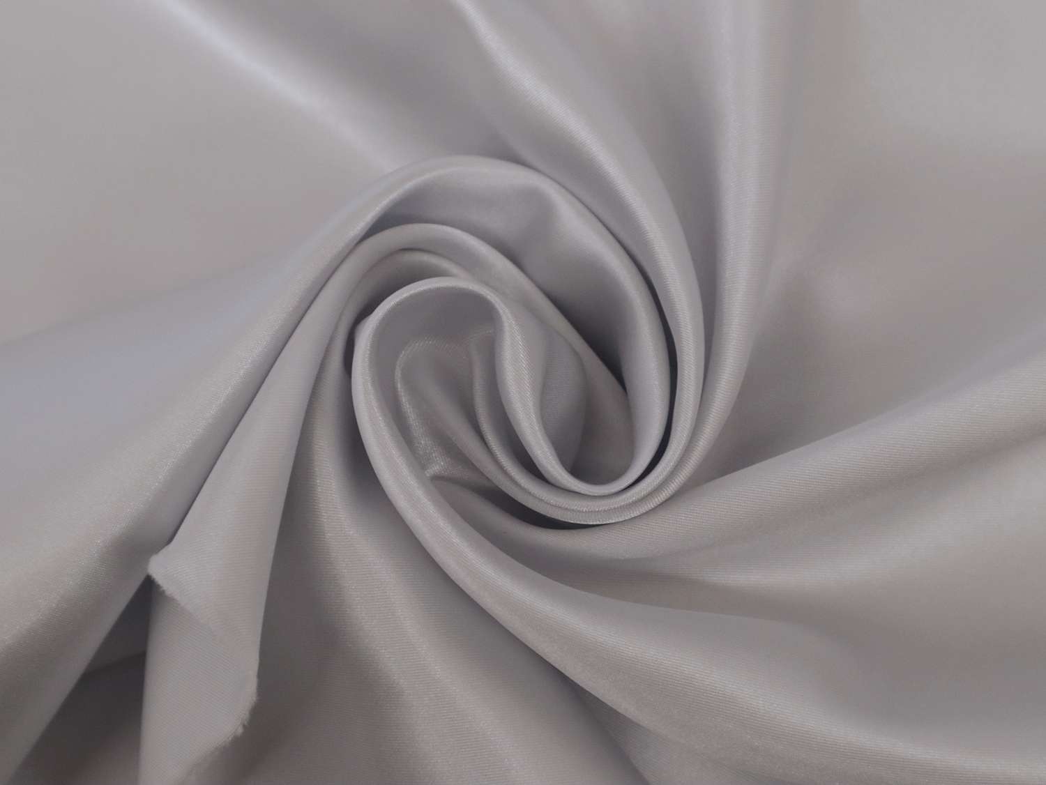 Satin Charmeuse in Silver