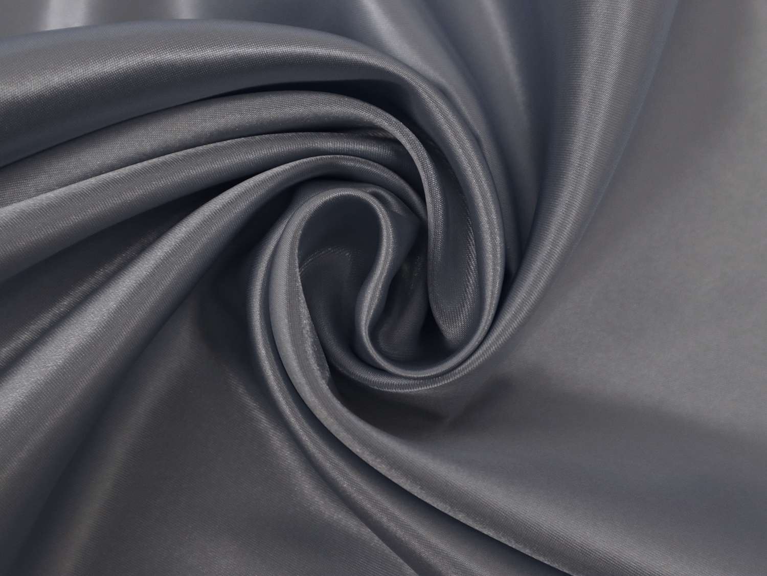 Satin Charmeuse in Steel Blue