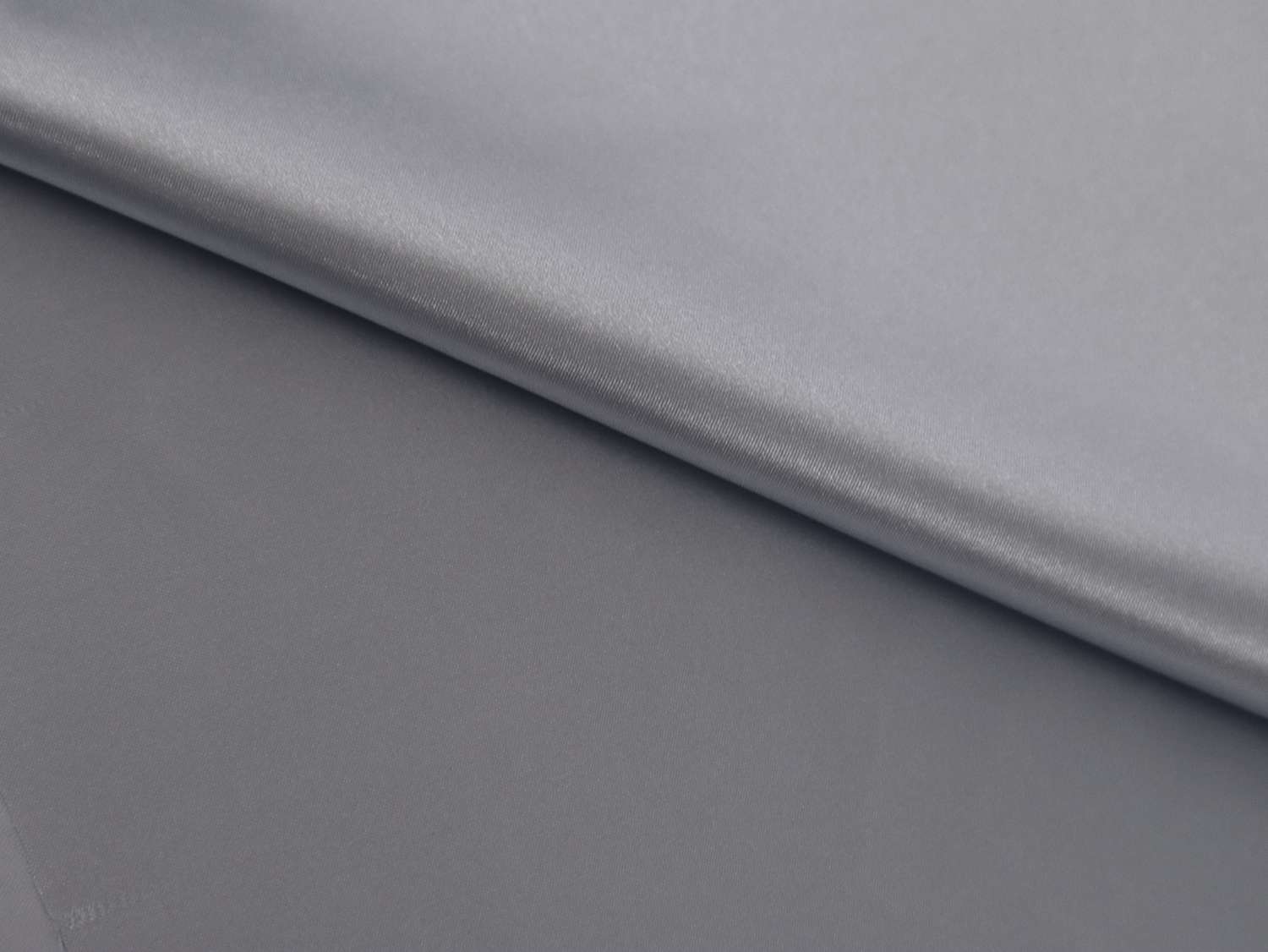 Satin Charmeuse in Steel Blue