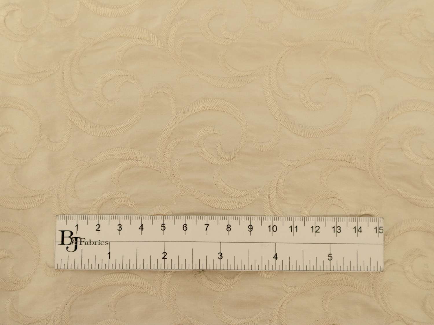 Embroidered Silk Shantung
