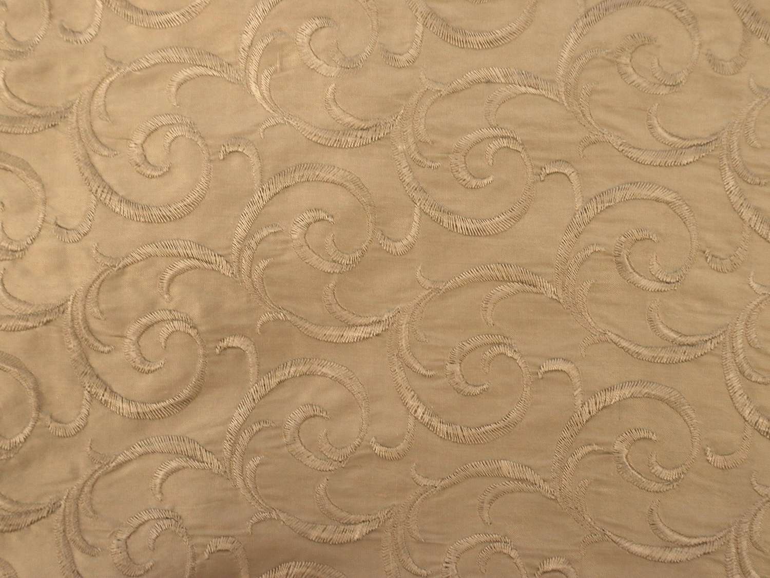 Embroidered Silk Shantung